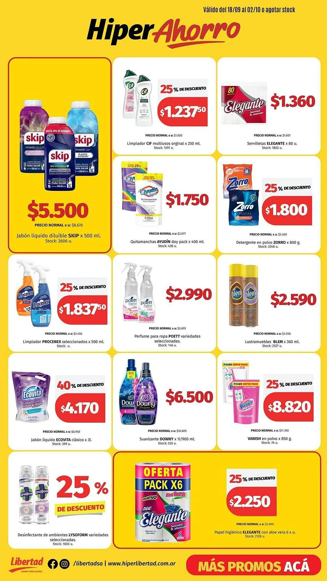 Ofertas de Catálogo Hipermercado Libertad 29 de enero al 12 de febrero 2025 - Página 10 del catálogo
