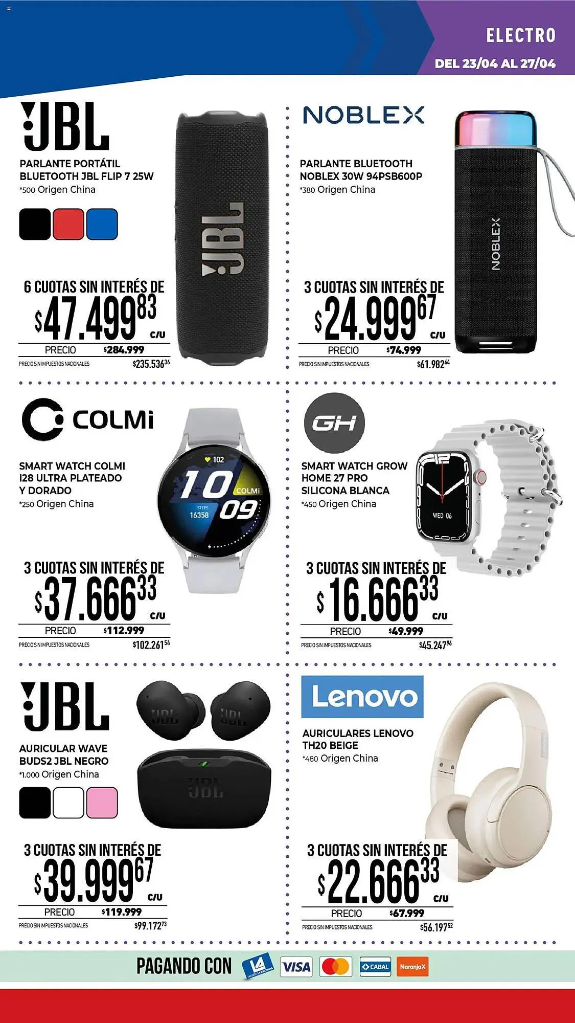 Ofertas de Catálogo La Anonima 23 de abril al 3 de mayo 2026 - Página 36 del catálogo