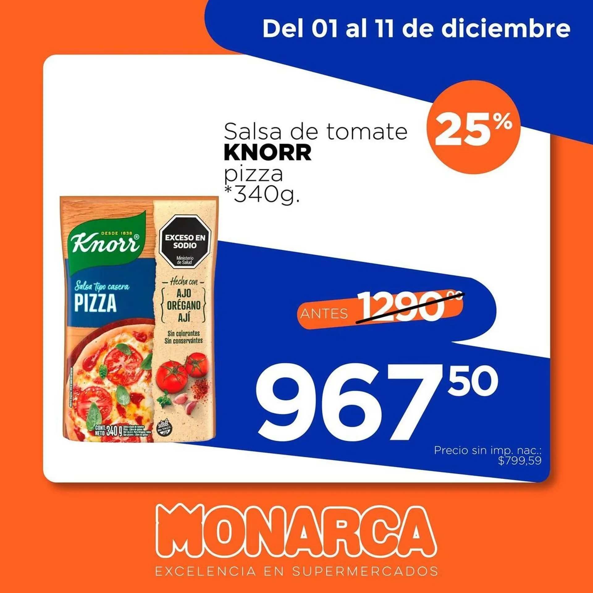 Ofertas de Catálogo Supermercados Monarca 3 de diciembre al 11 de diciembre 2025 - Página 8 del catálogo