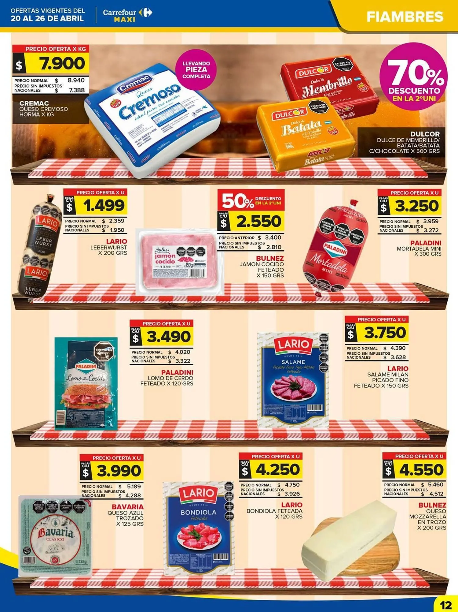 Ofertas de Folleto Carrefour Maxi 20 de abril al 27 de abril 2026 - Página 12 del catálogo