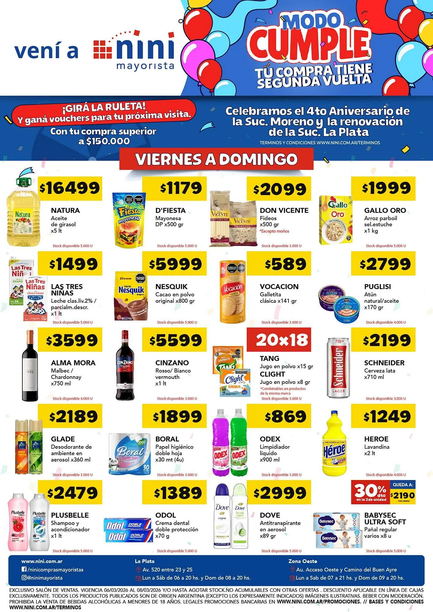 Ofertas de Catálogo Nini Mayorista 6 de marzo al 8 de marzo 2026 - Página 1 del catálogo