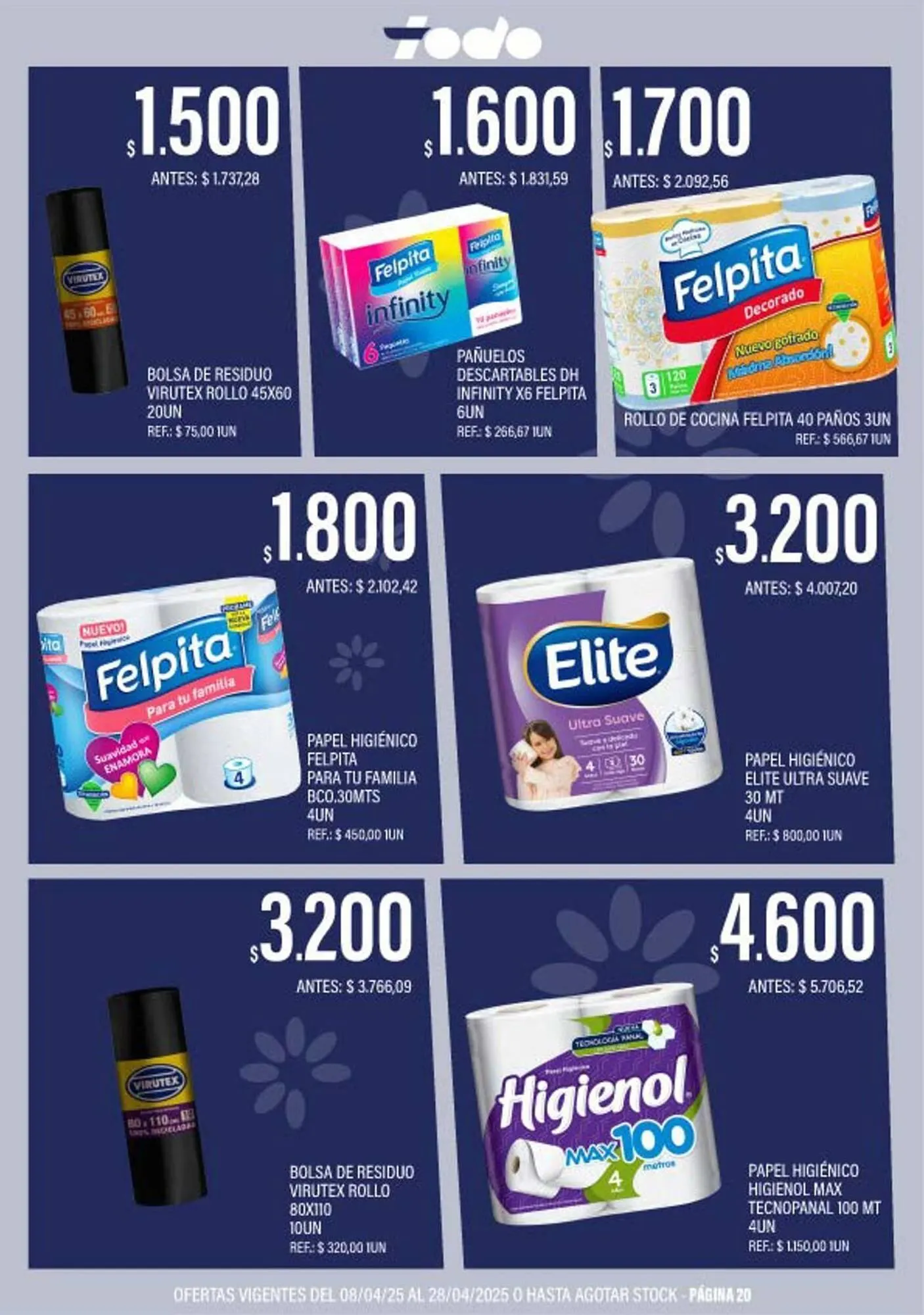 Ofertas de Catálogo Supermercados Todo 9 de abril al 28 de abril 2025 - Página 20 del catálogo