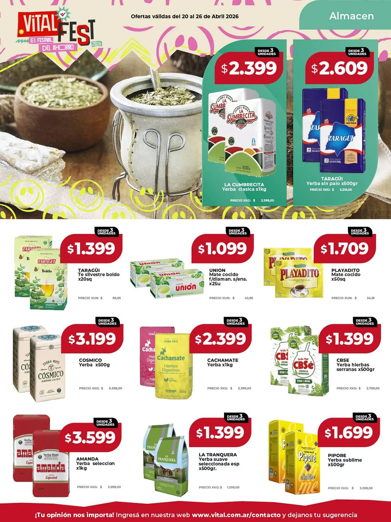 Ofertas de Catálogo Supermayorista Vital 20 de abril al 26 de abril 2026 - Página 16 del catálogo