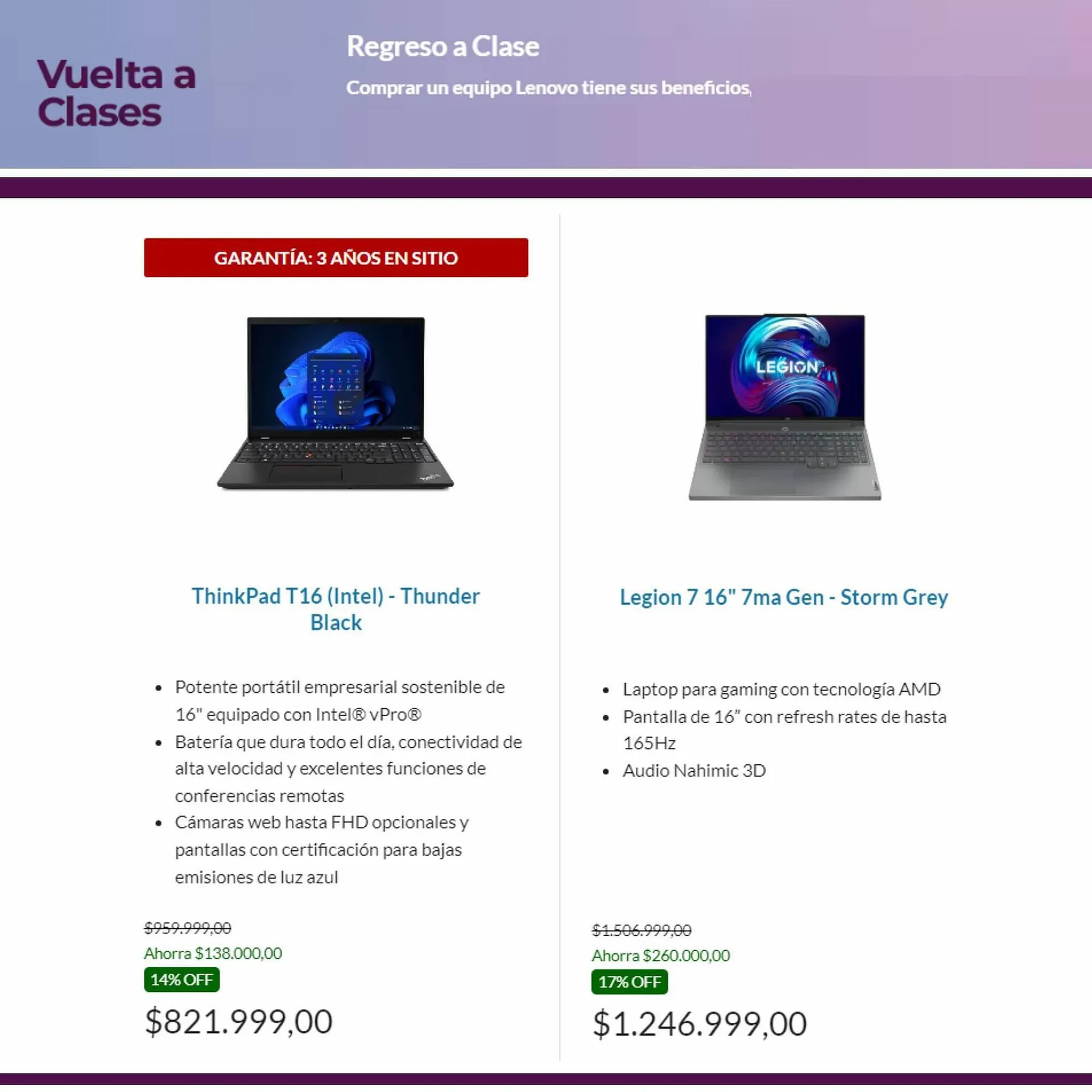 Ofertas de Catálogo Lenovo 24 de julio al 31 de julio 2023 - Página 10 del catálogo