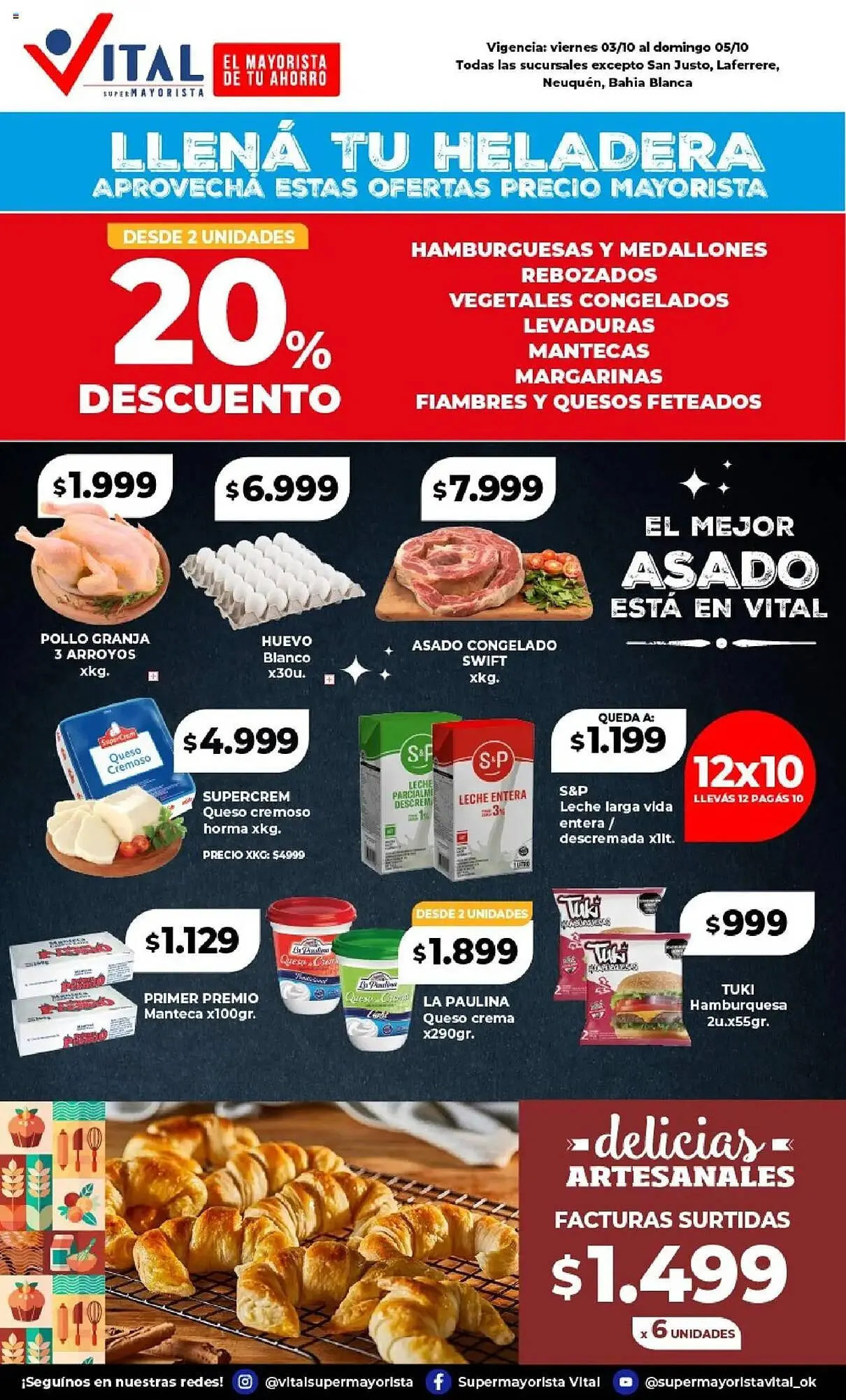 Ofertas de Catálogo Supermayorista Vital 3 de octubre al 6 de octubre 2025 - Página 2 del catálogo