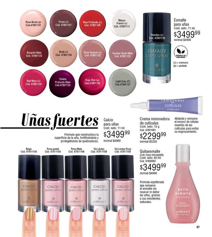 Ofertas de Catálogo Millanel Cosmética C10 26 de agosto al 22 de septiembre 2024 - Página 67 del catálogo