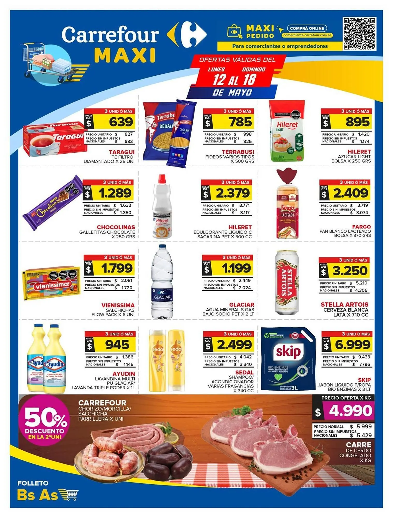 Ofertas de Catálogo Carrefour Maxi 12 de mayo al 18 de mayo 2025 - Página 1 del catálogo