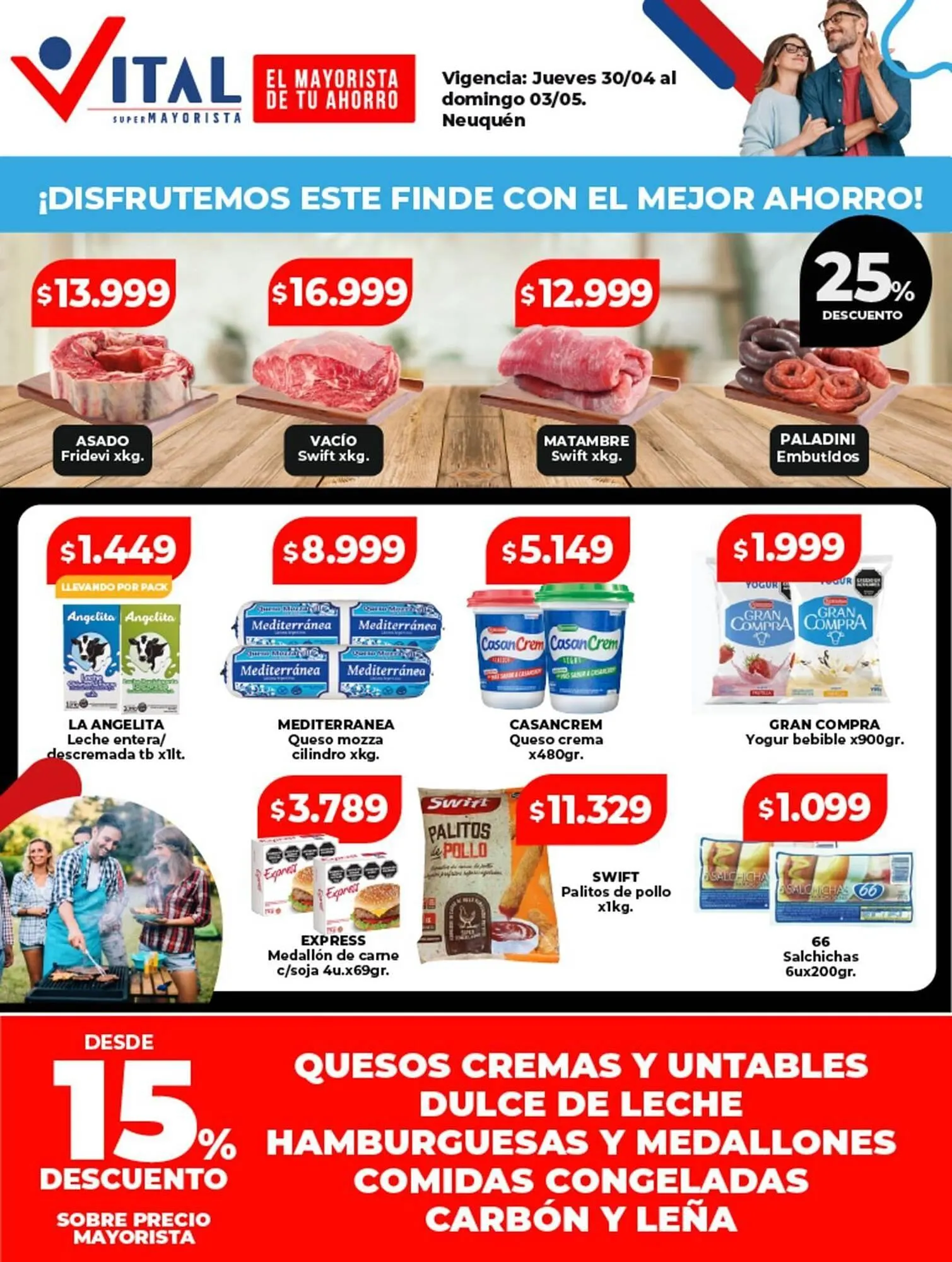 Ofertas de Catálogo Supermayorista Vital 30 de abril al 3 de mayo 2026 - Página 1 del catálogo