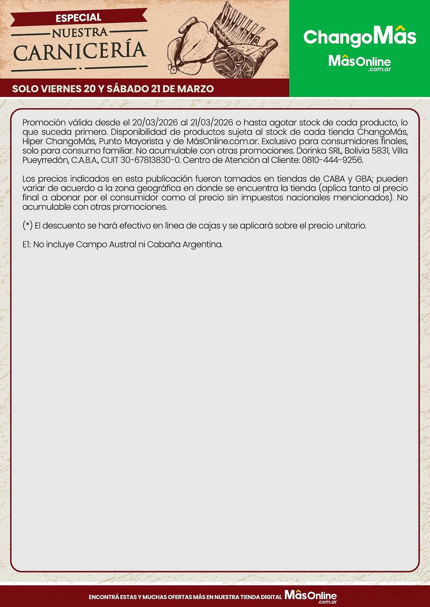 Ofertas de Catálogo Changomas 20 de marzo al 21 de marzo 2026 - Página 2 del catálogo