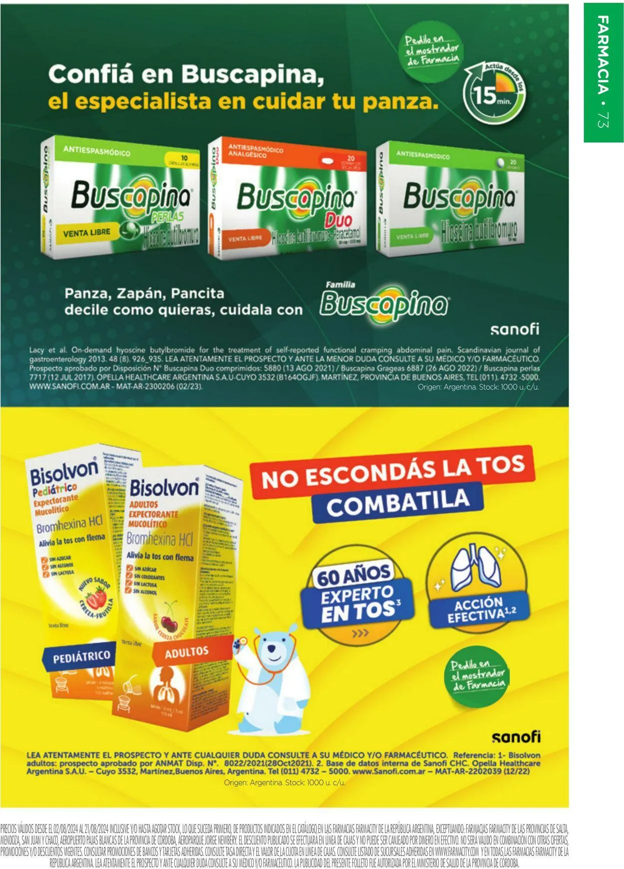 Ofertas de Farmacity 1 de agosto al 31 de agosto 2024 - Página 73 del catálogo