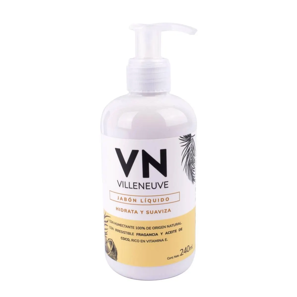 Jabón Líquido Villeneuve Coco 240ml