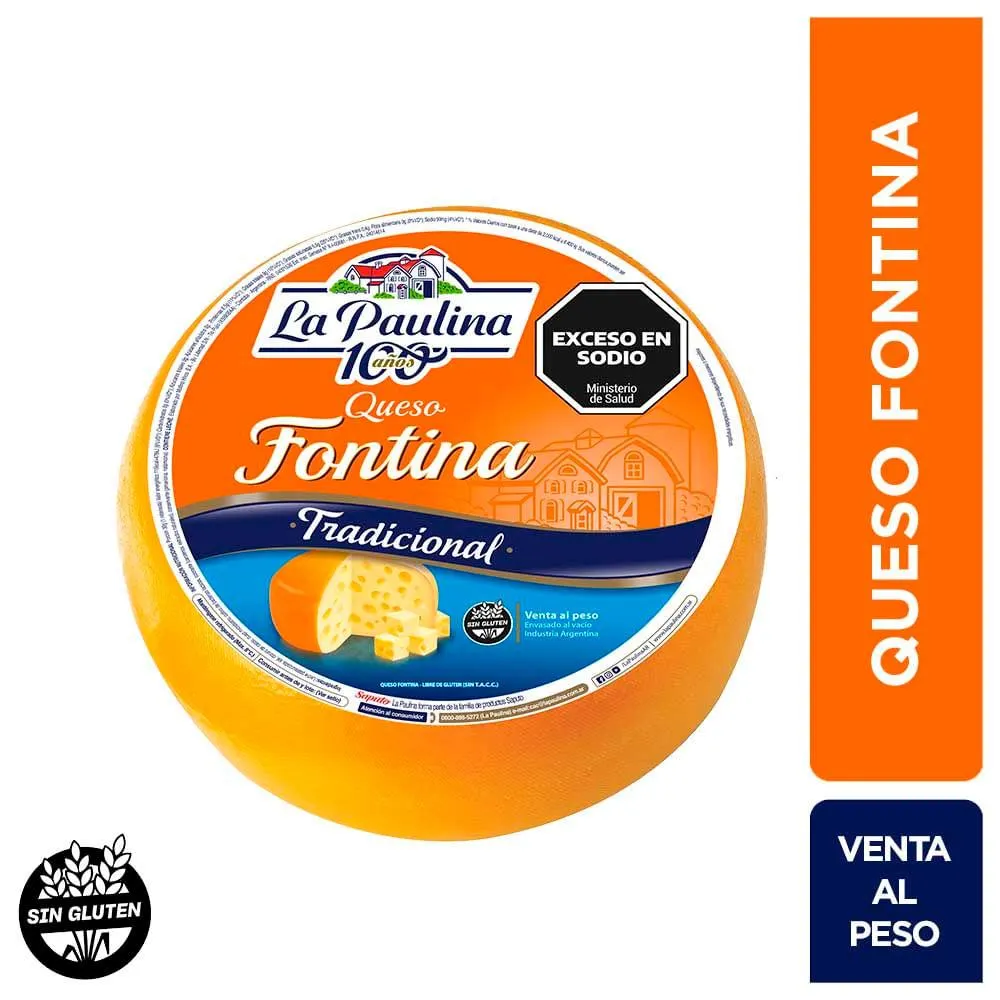Queso Fontina La Paulina Kg