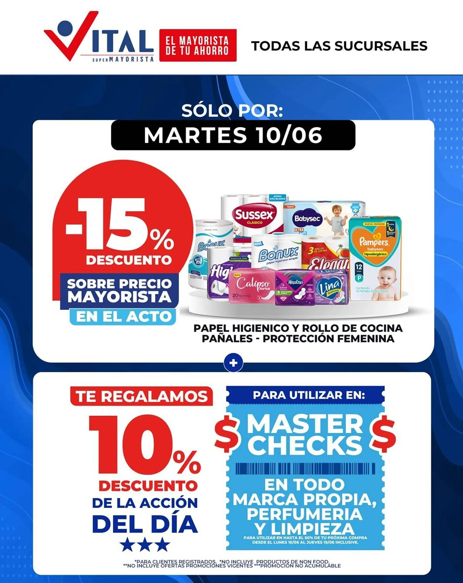 Ofertas de Catálogo Supermayorista Vital 10 de junio al 10 de junio 2025 - Página 1 del catálogo