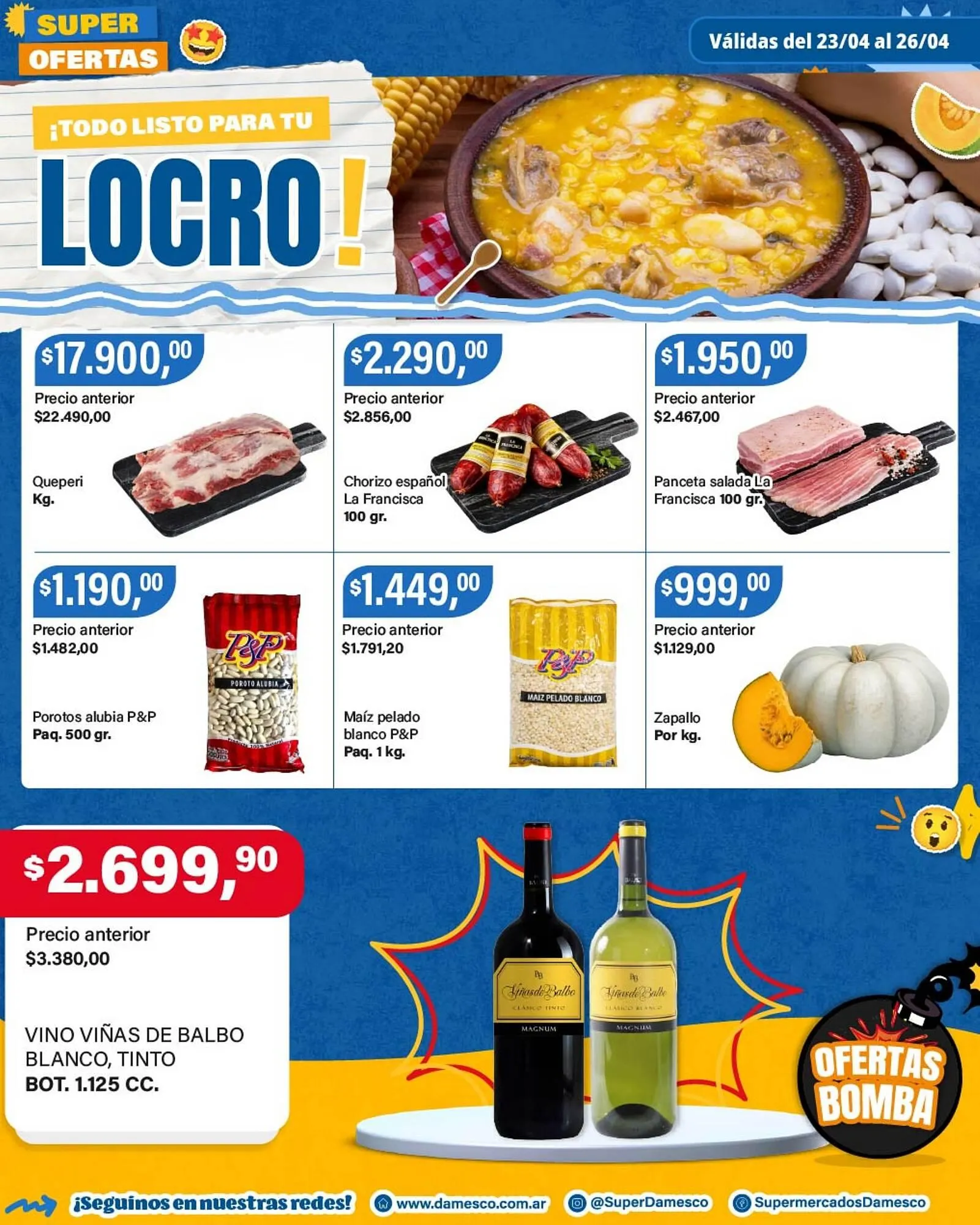 Ofertas de Catálogo Supermercados Damesco 23 de abril al 26 de abril 2026 - Página 3 del catálogo
