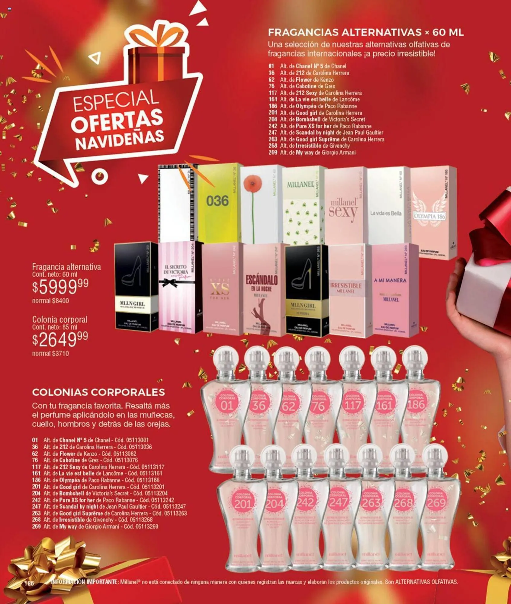 Ofertas de Catálogo Millanel Cosmética 13 de noviembre al 10 de diciembre 2023 - Página 186 del catálogo