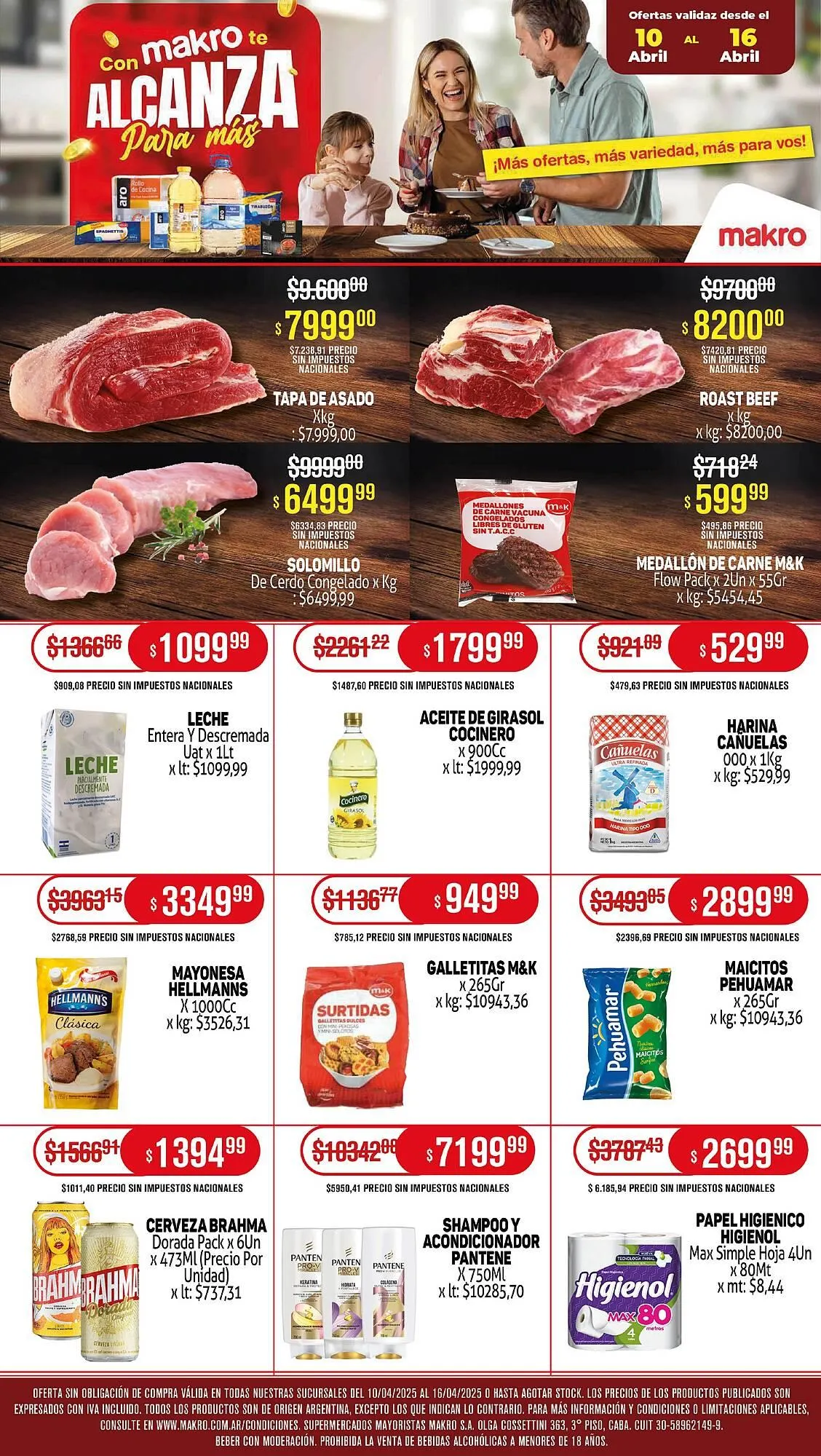 Ofertas de Catálogo Makro 10 de abril al 16 de abril 2025 - Página 1 del catálogo
