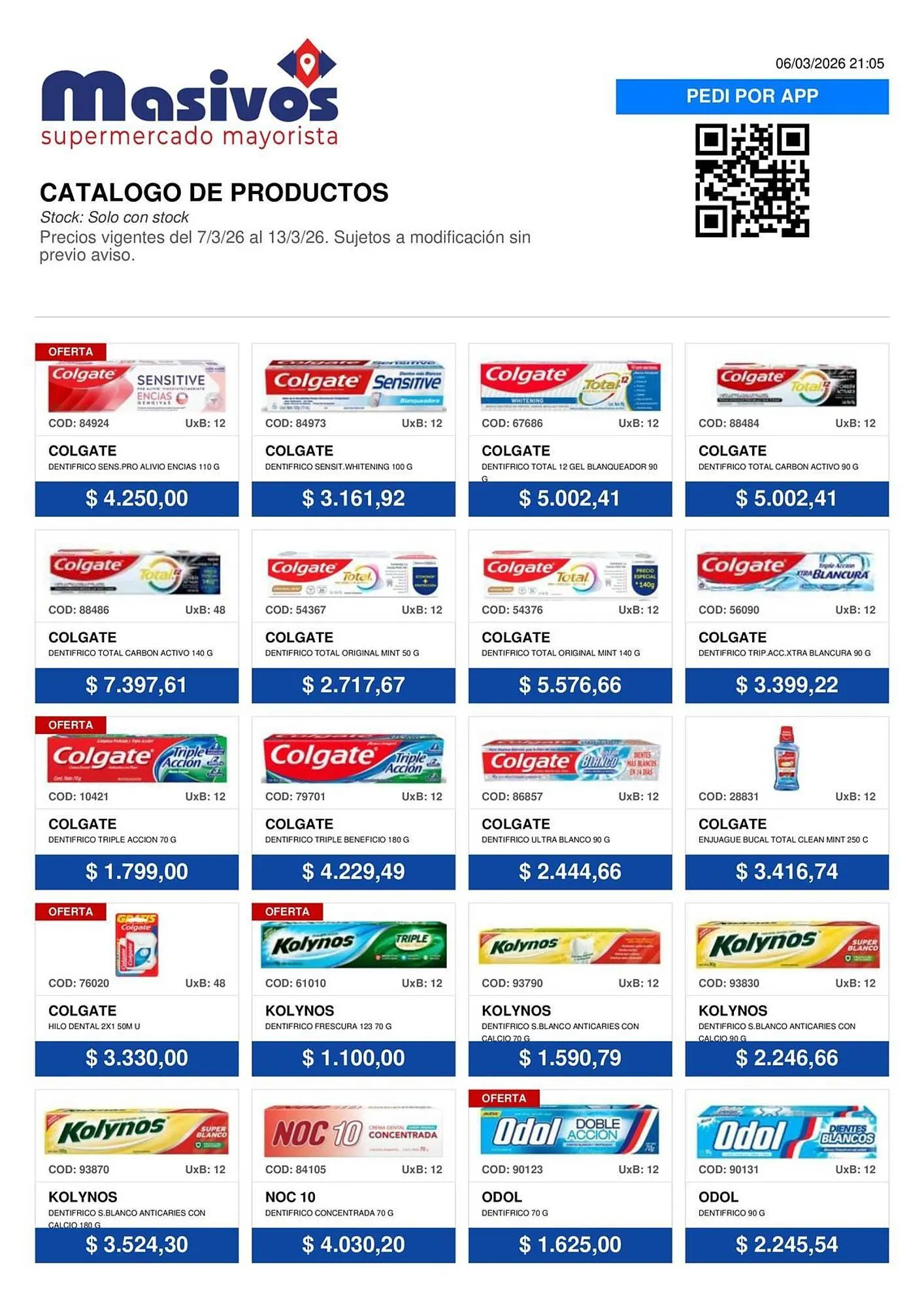 Ofertas de Catálogo Masivos 7 de marzo al 13 de marzo 2026 - Página 80 del catálogo