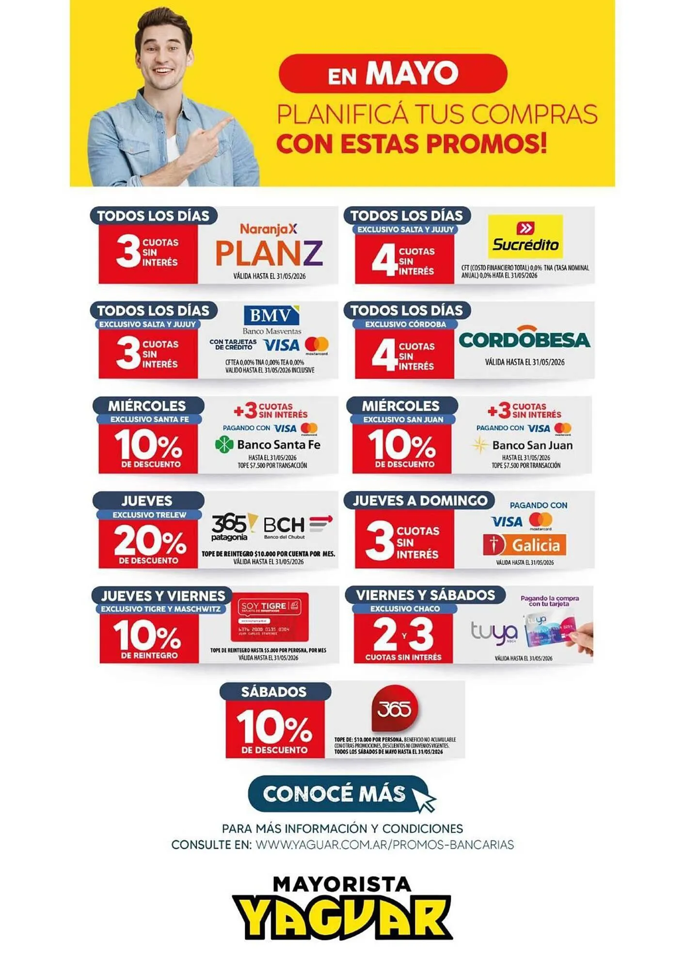 Ofertas de Catálogo Supermercados Yaguar 13 de mayo al 31 de mayo 2026 - Página 1 del catálogo