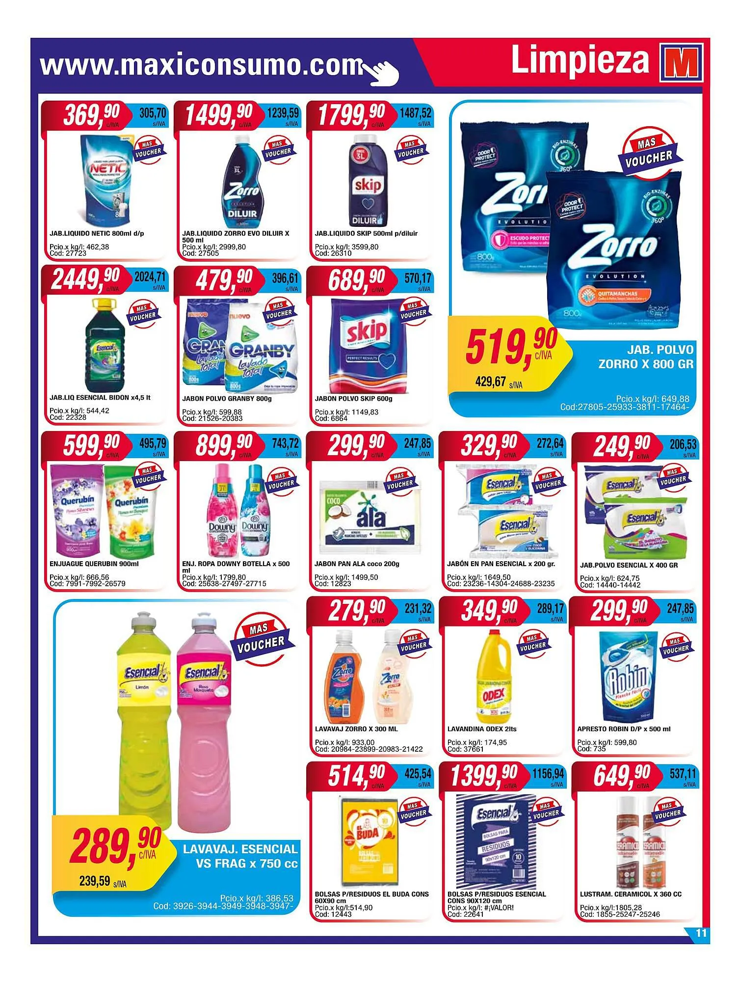 Ofertas de Catálogo Maxiconsumo 23 de octubre al 29 de octubre 2023 - Página 11 del catálogo