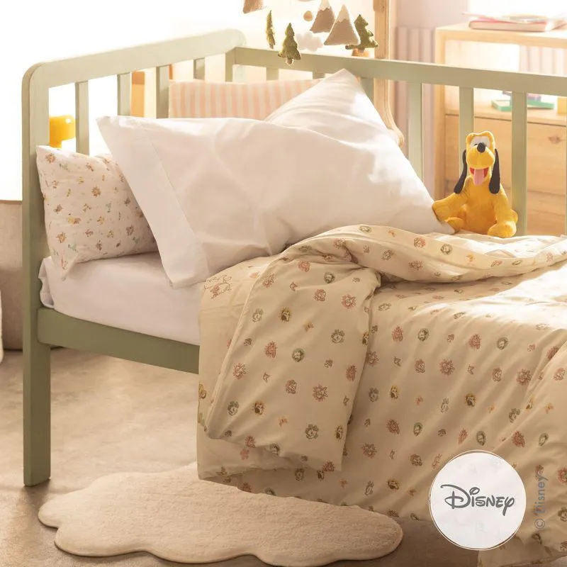 Funda de Acolchado Cuna Reversible Picaflor y Caras