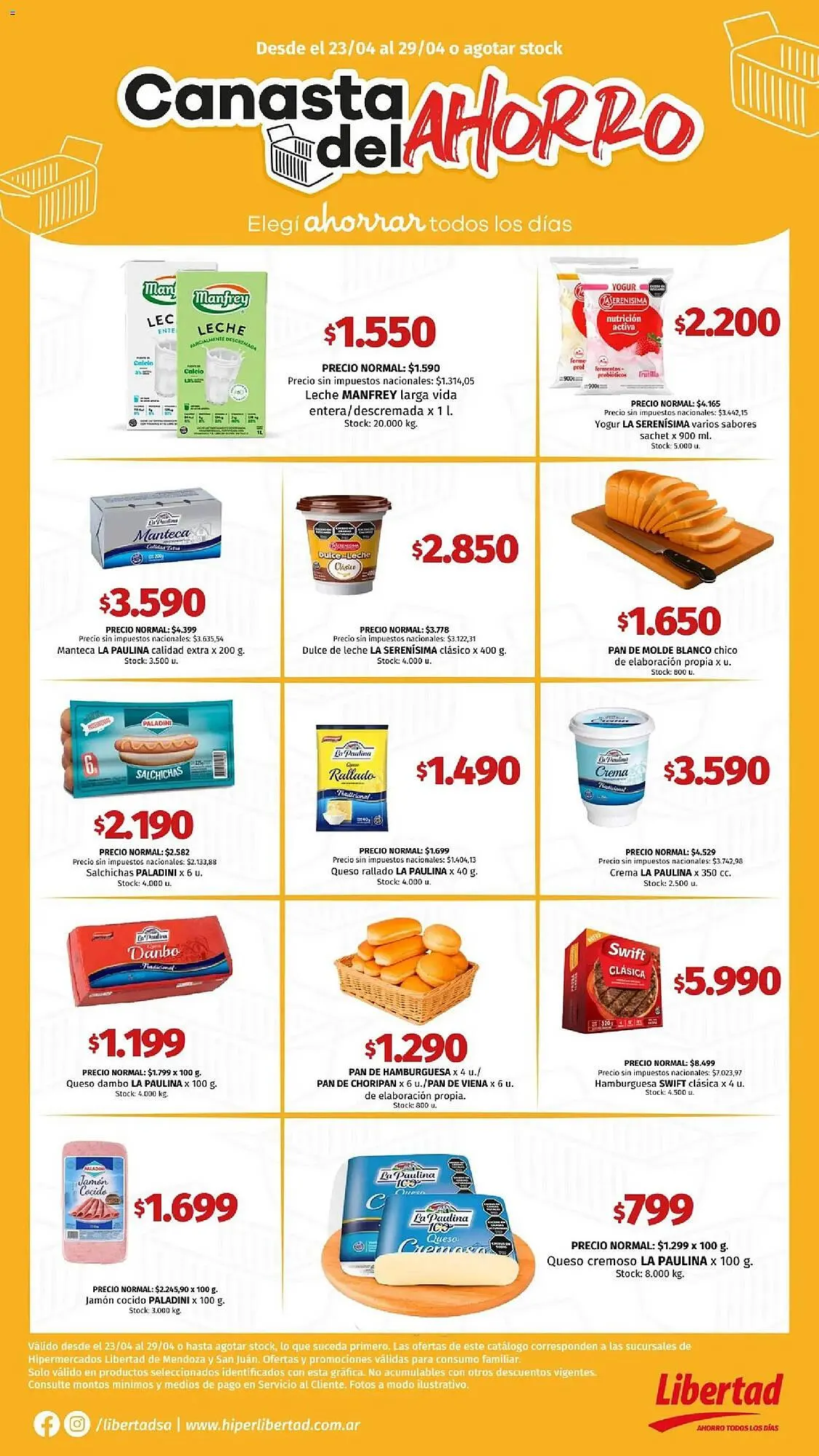 Ofertas de Catálogo Hipermercado Libertad 23 de abril al 30 de abril 2026 - Página 4 del catálogo