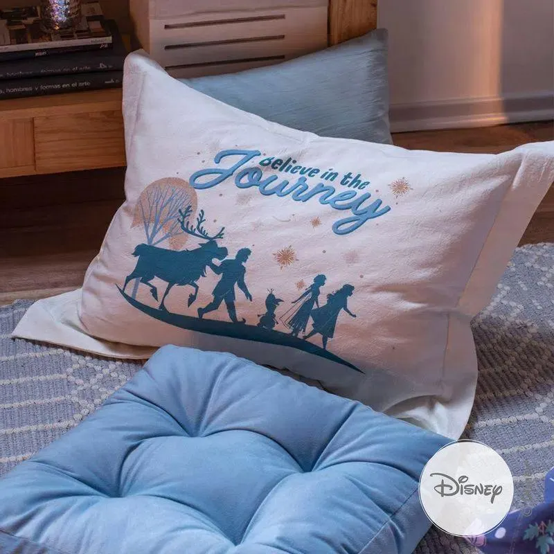 Funda de Almohadón Believe in the Journey Frozen