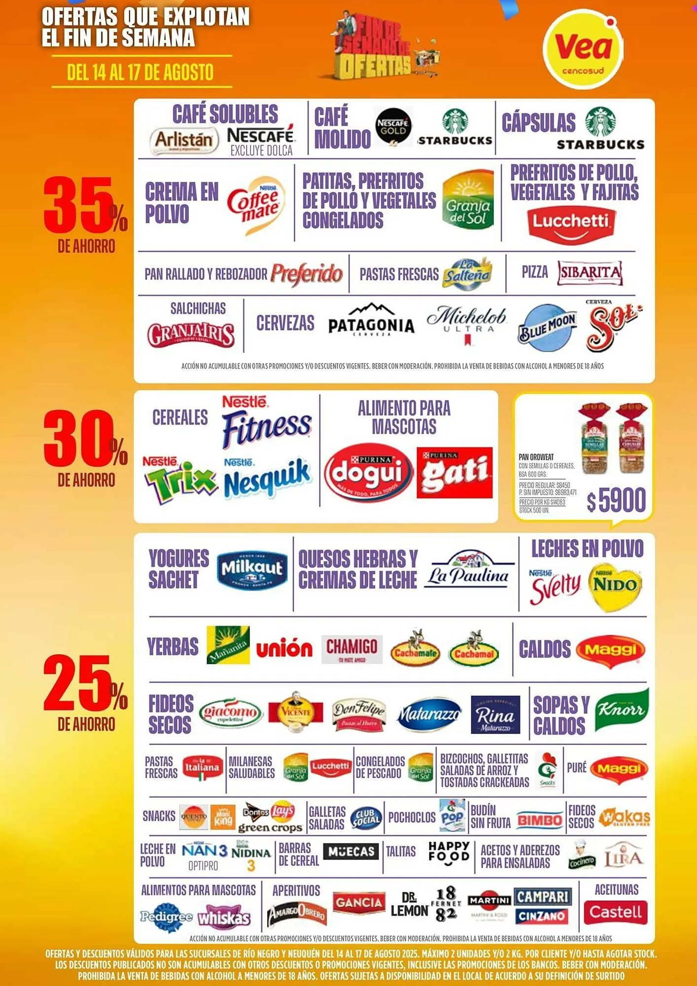 Ofertas de Catálogo Supermercados Vea 14 de agosto al 17 de agosto 2025 - Página 4 del catálogo