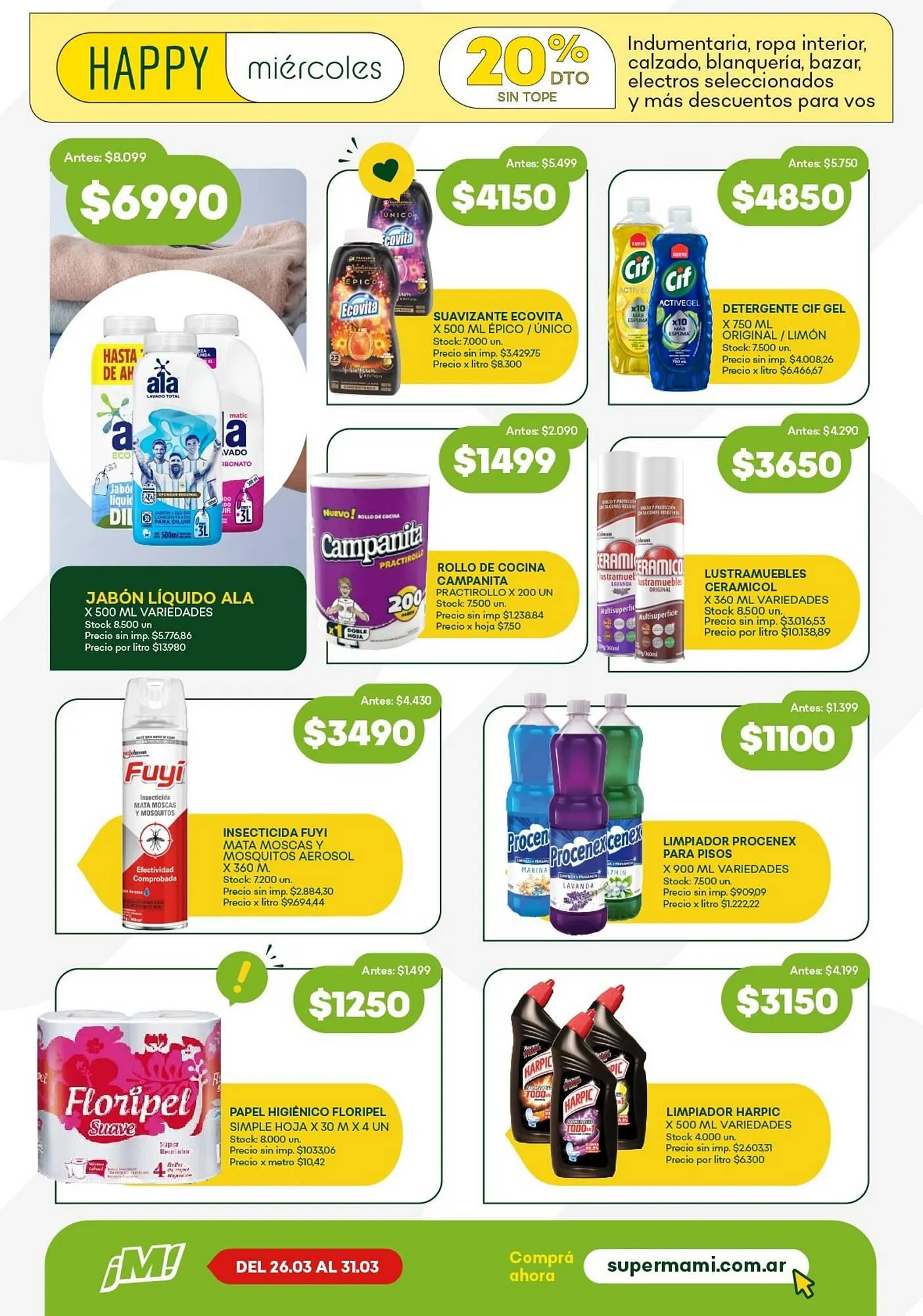 Ofertas de Catálogo Super MAMI 25 de marzo al 31 de marzo 2026 - Página 12 del catálogo