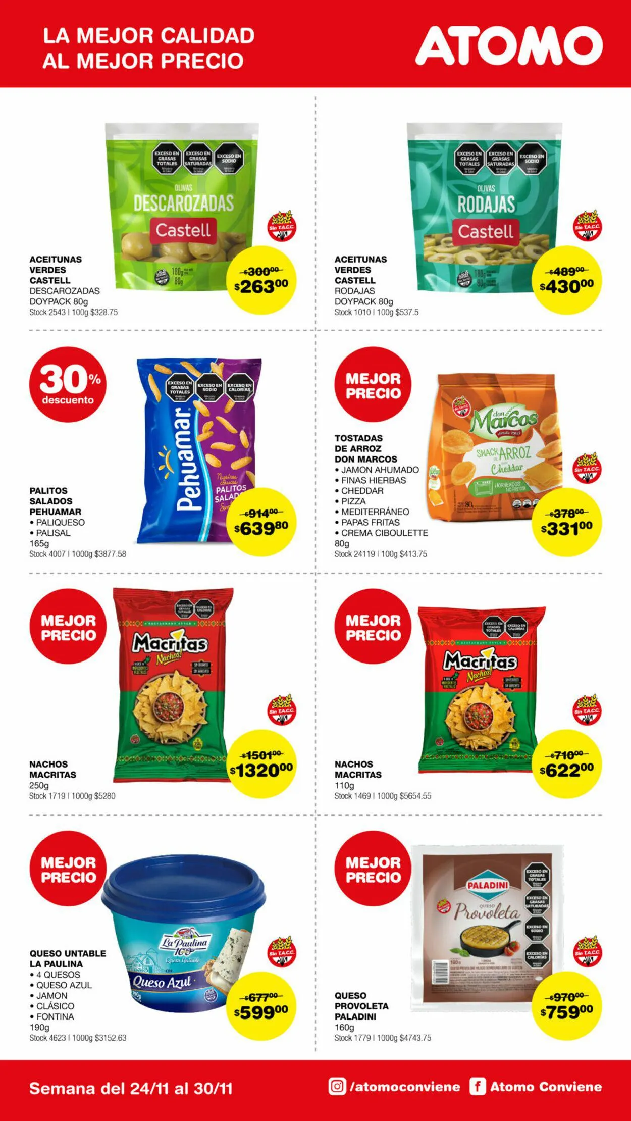 Ofertas de ATOMO Conviene 24 de noviembre al 30 de noviembre 2024 - Página 17 del catálogo