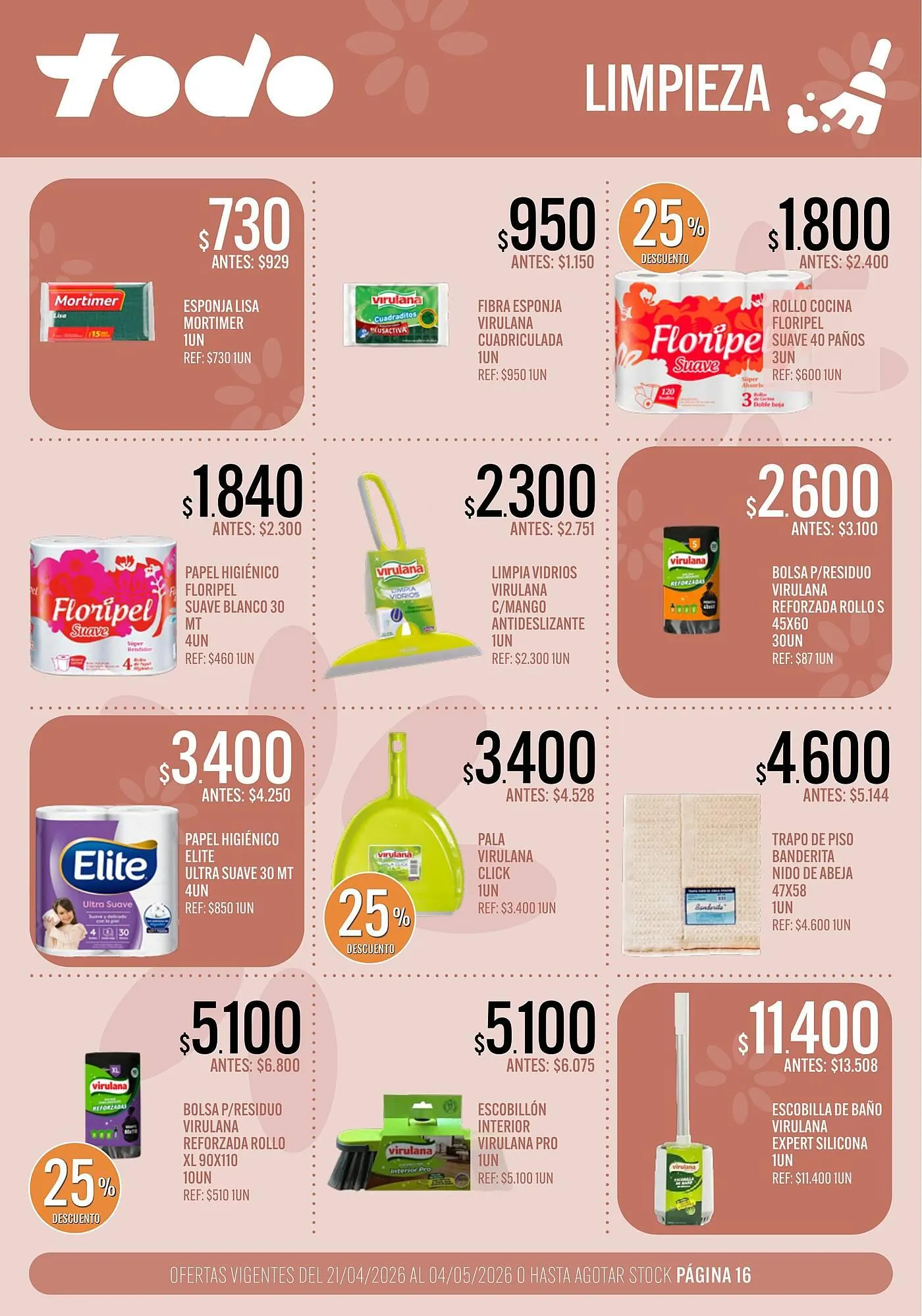 Ofertas de Catálogo Supermercados Todo 21 de abril al 4 de mayo 2026 - Página 16 del catálogo