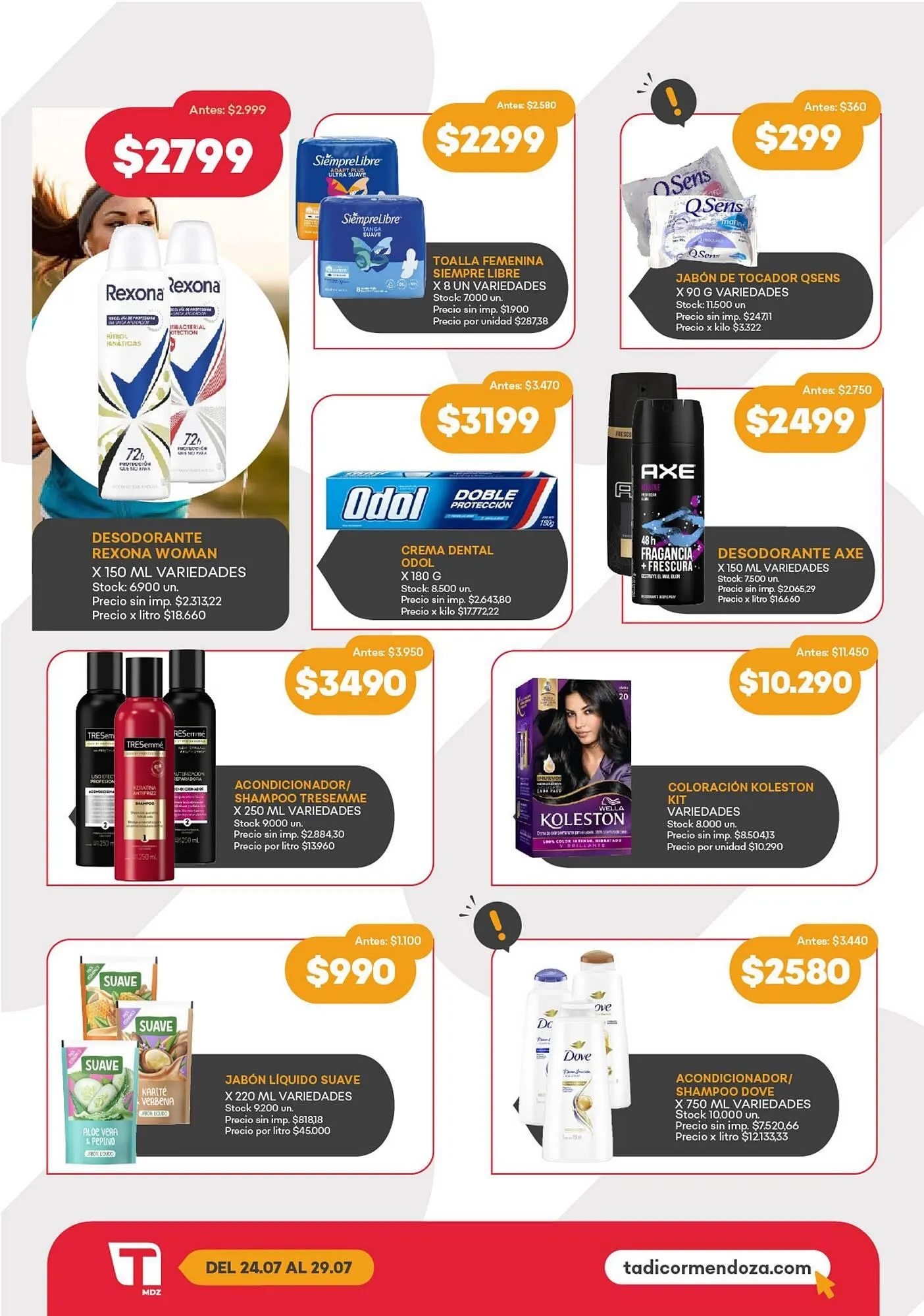 Ofertas de Catálogo Supermercados Tadicor 24 de julio al 1 de agosto 2025 - Página 7 del catálogo