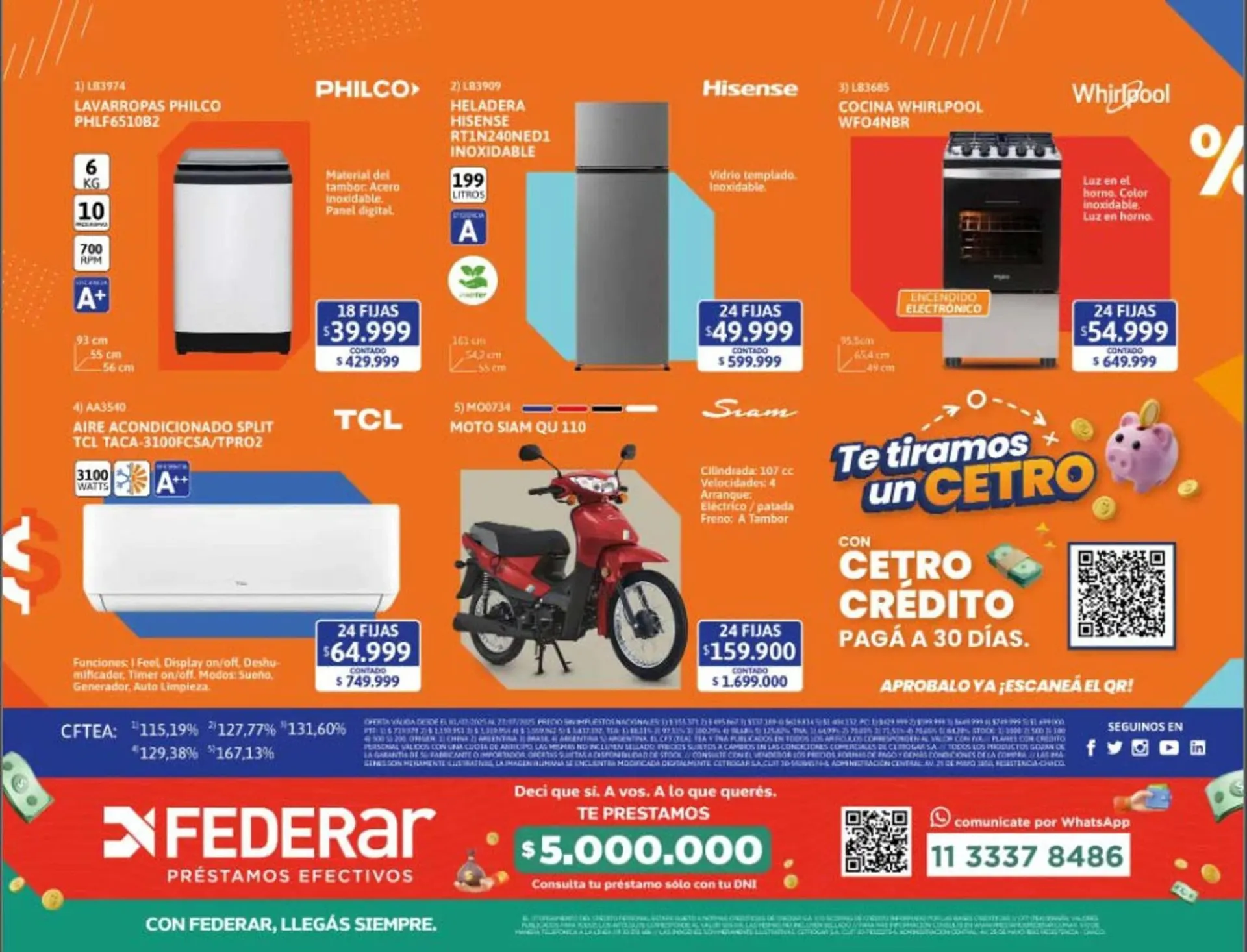 Ofertas de Catálogo Cetrogar 11 de julio al 31 de julio 2025 - Página 16 del catálogo