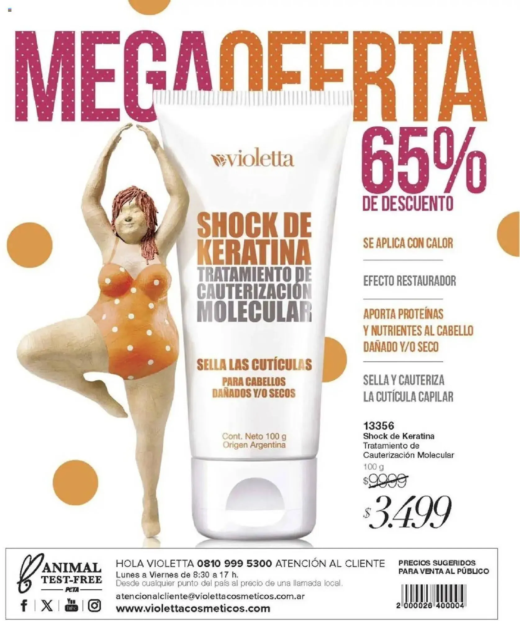 Ofertas de Catálogo Violetta Cosméticos 19 de septiembre al 10 de octubre 2025 - Página 148 del catálogo