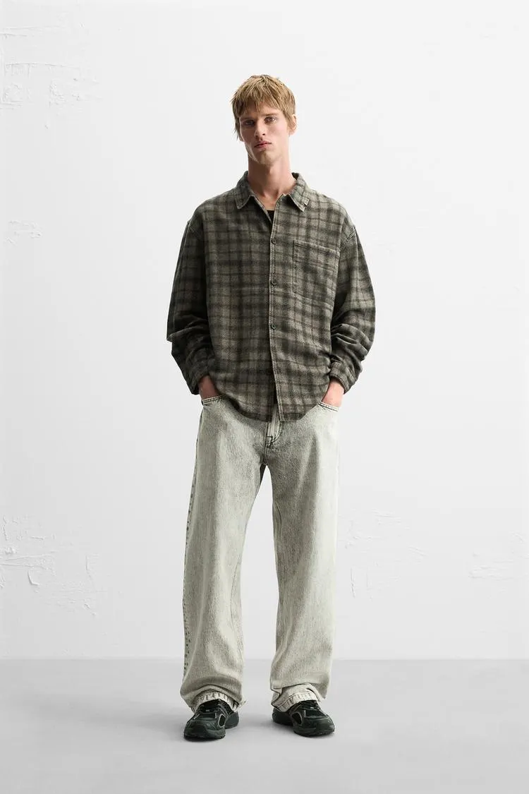 SOBRECAMISA CUADROS PIERCING