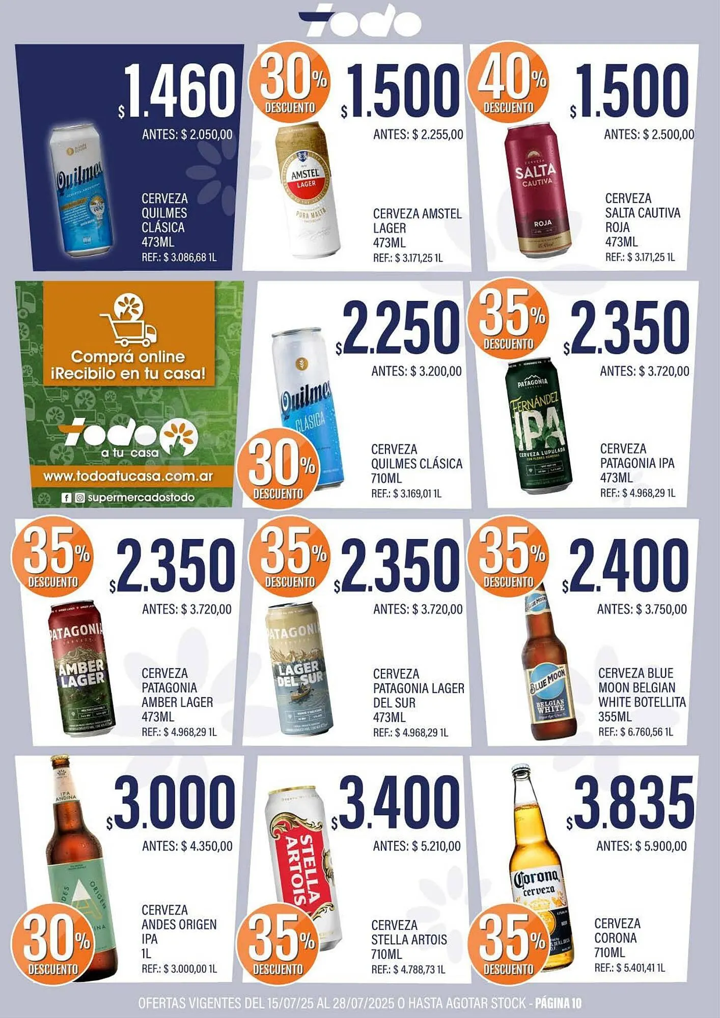 Ofertas de Catálogo Supermercados Todo 15 de julio al 28 de julio 2025 - Página 10 del catálogo