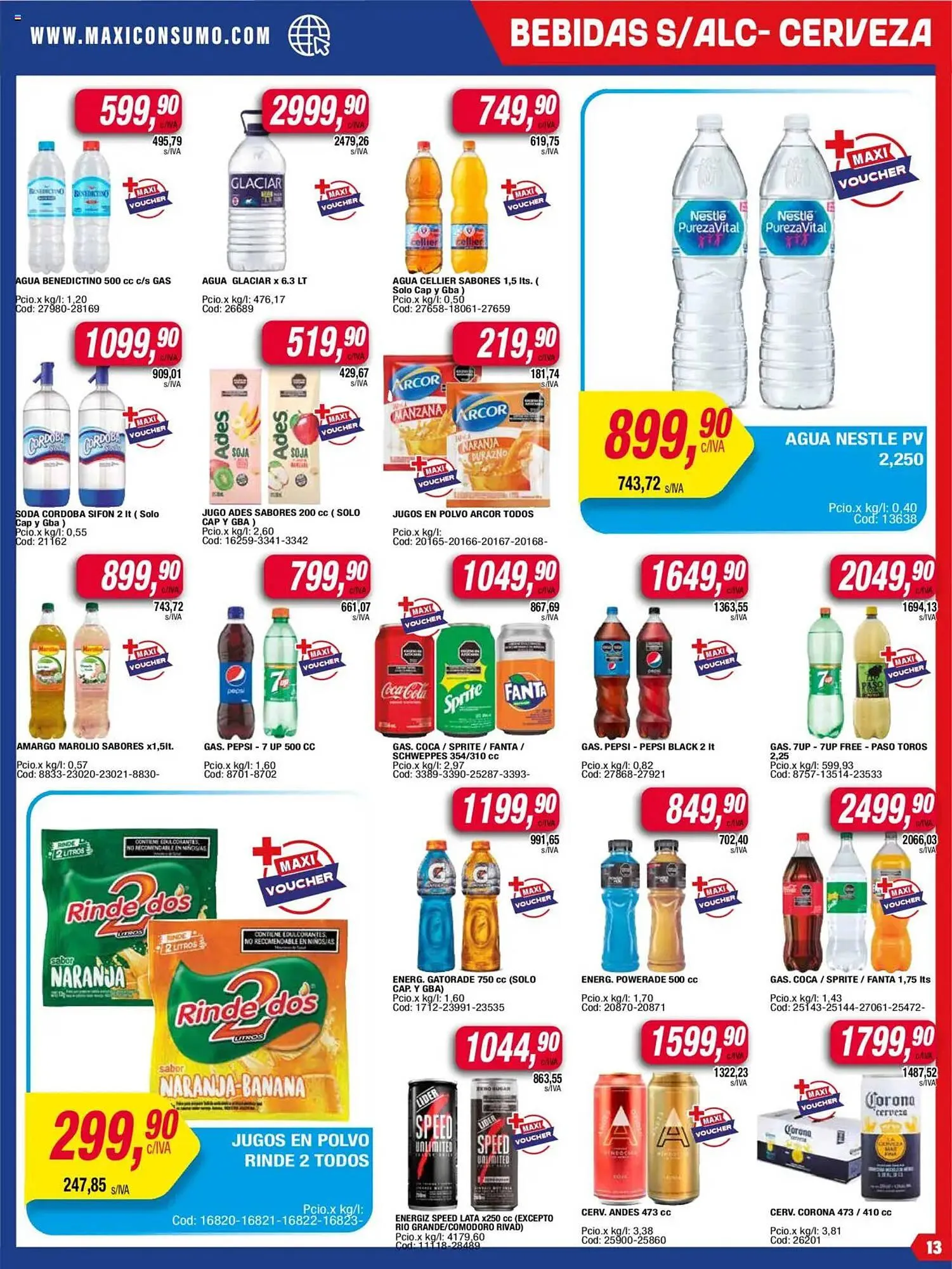 Ofertas de Catálogo Maxiconsumo 5 de mayo al 11 de mayo 2025 - Página 13 del catálogo