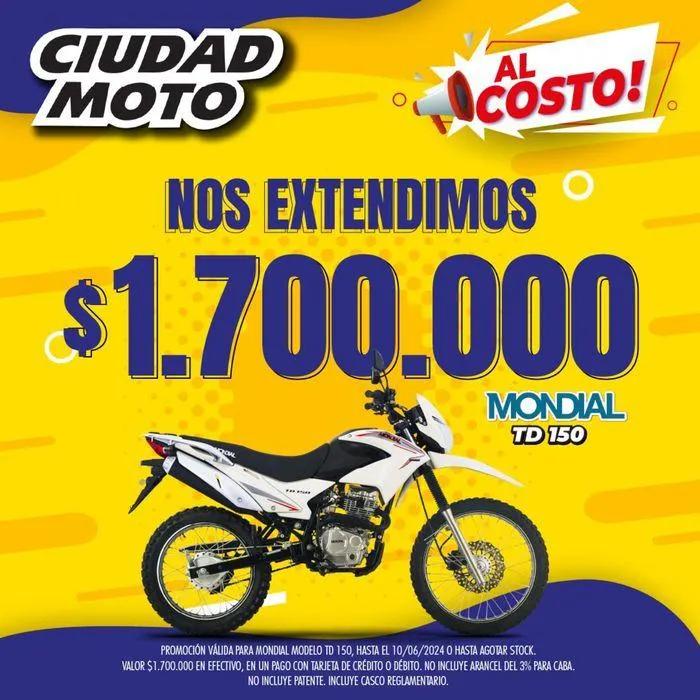 Ofertas de Ofertas Ciudad Moto 7 de junio al 10 de junio 2024 - Página 8 del catálogo