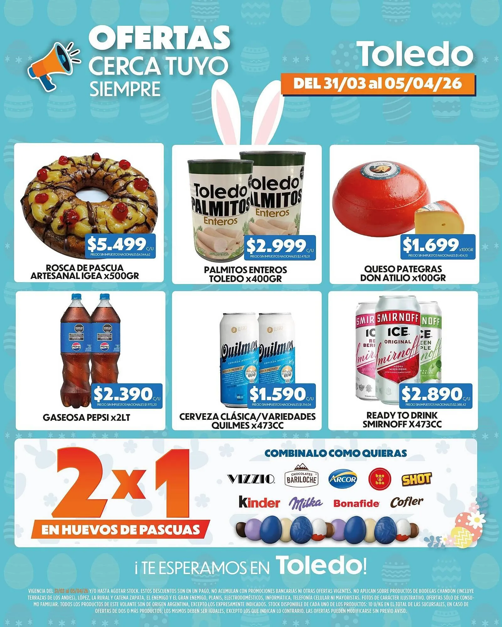 Ofertas de Catálogo Supermercados Toledo 31 de marzo al 5 de abril 2026 - Página 3 del catálogo