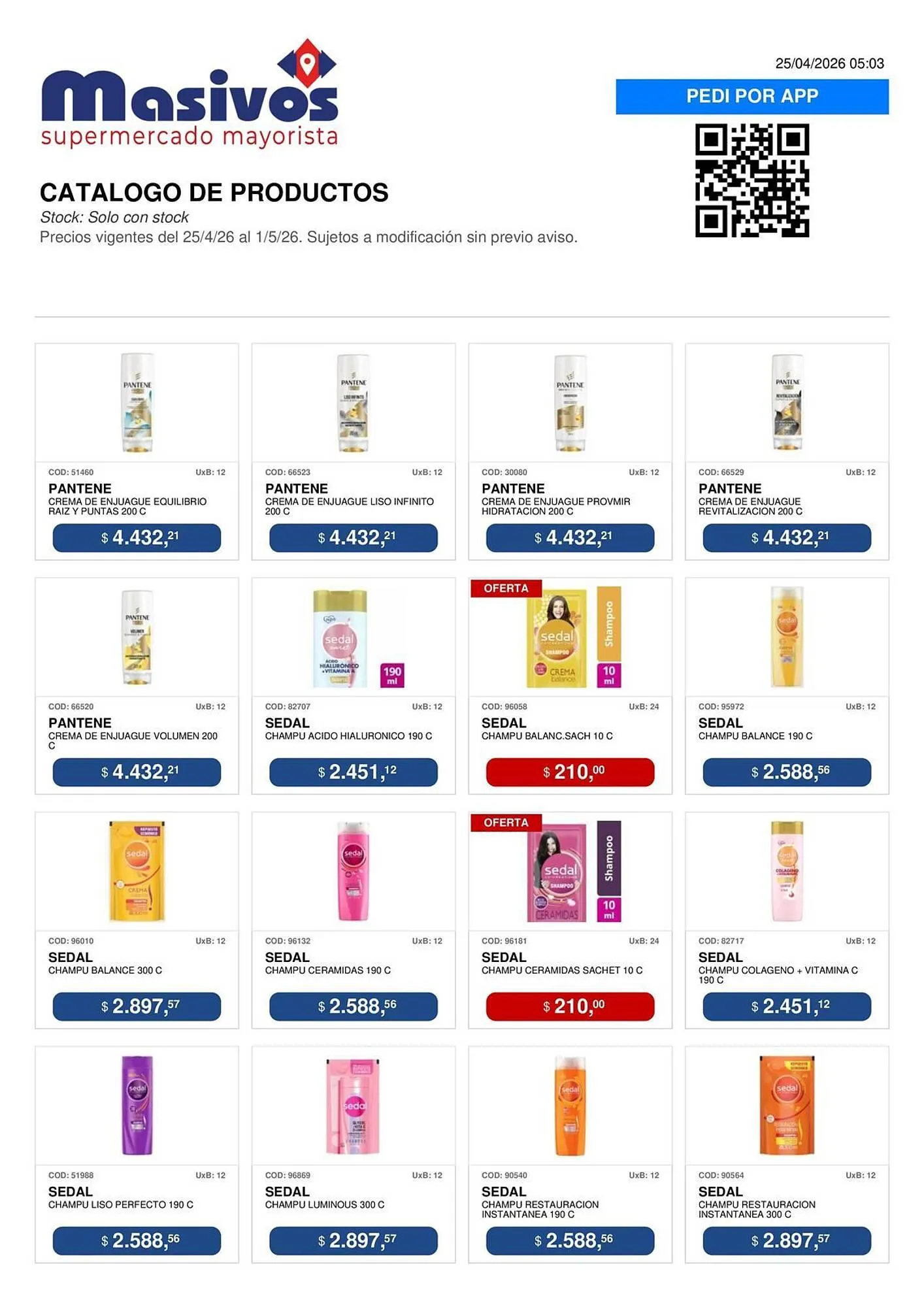 Ofertas de Catálogo Masivos 25 de abril al 1 de mayo 2026 - Página 122 del catálogo