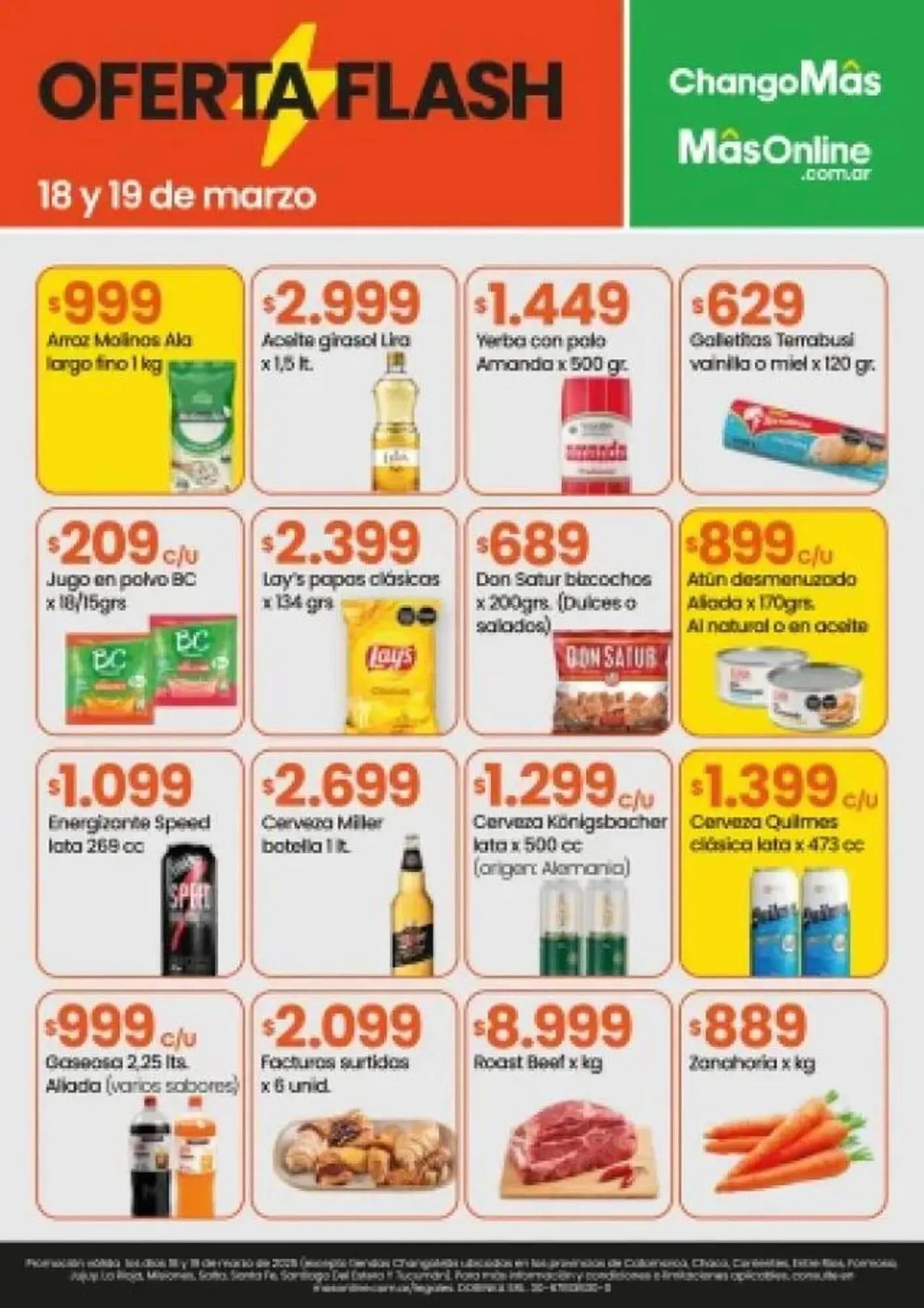 Ofertas de Catálogo Changomas 18 de marzo al 19 de marzo 2025 - Página 1 del catálogo