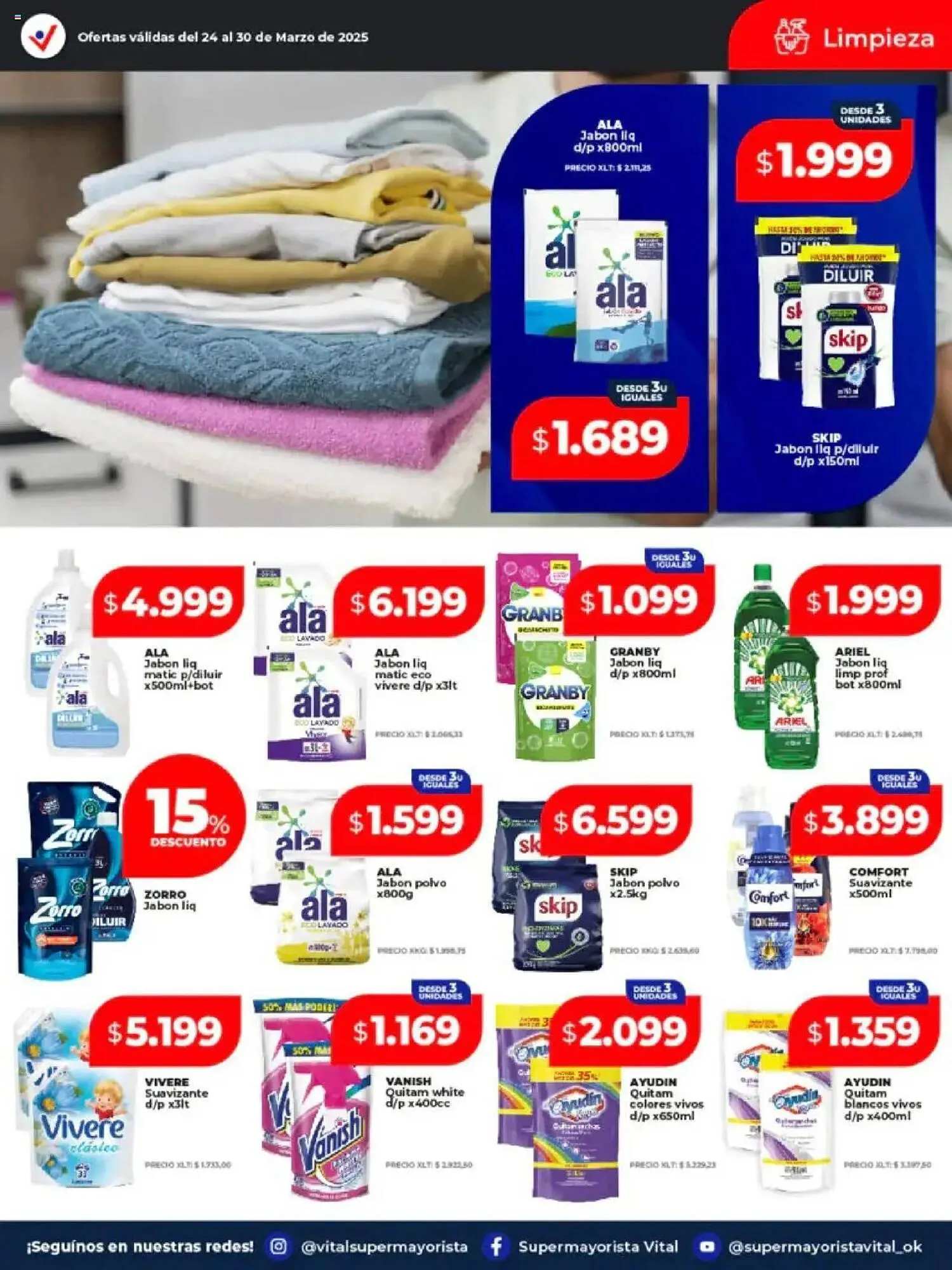 Ofertas de Catálogo Supermayorista Vital 24 de marzo al 30 de marzo 2025 - Página 8 del catálogo