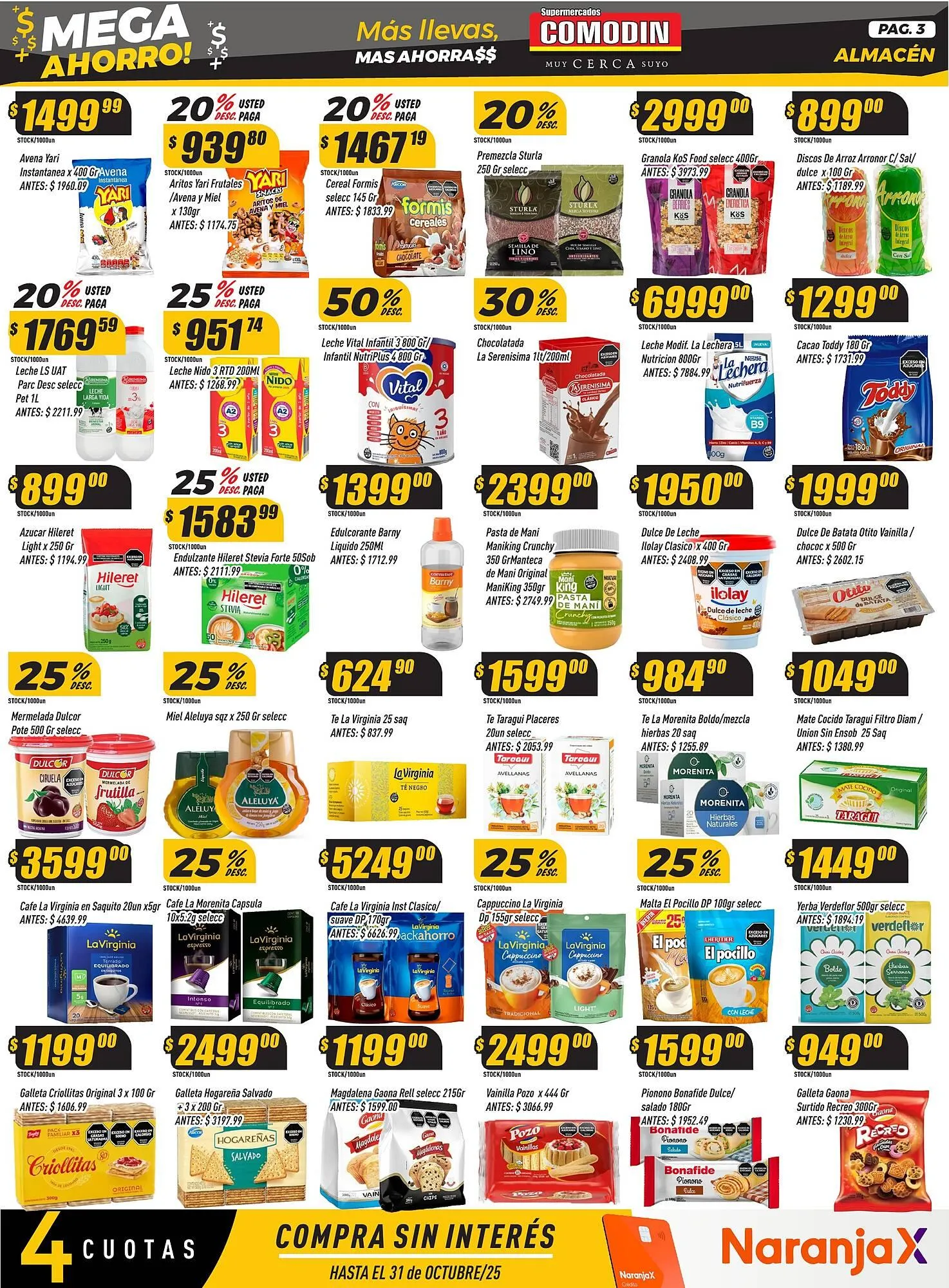 Ofertas de Catálogo Supermercados Comodin 3 de octubre al 9 de octubre 2025 - Página 3 del catálogo
