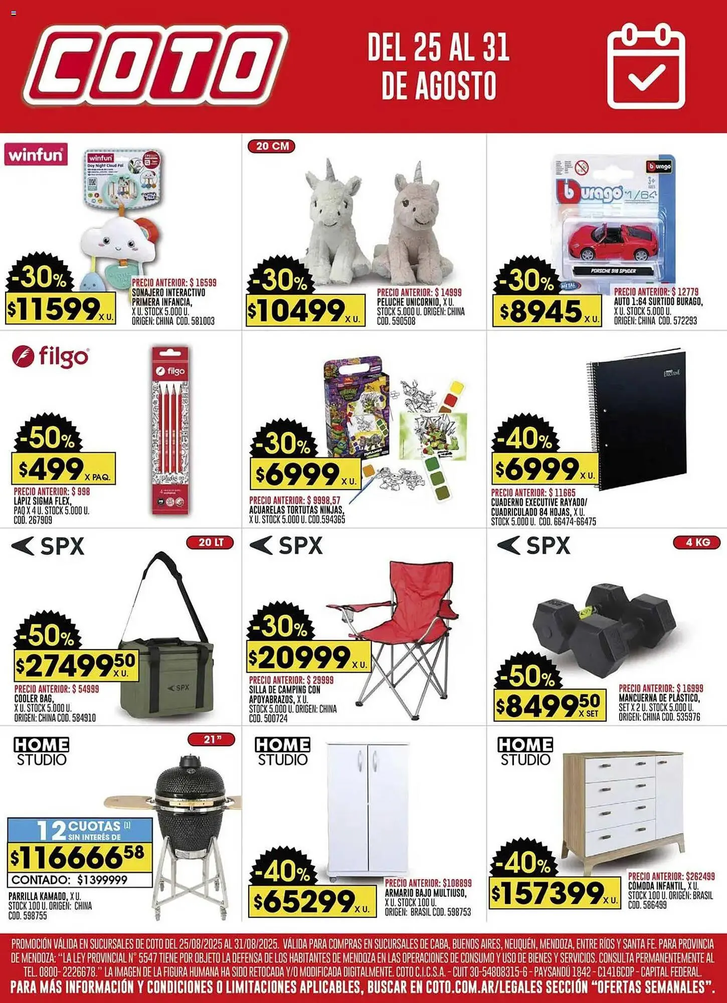 Ofertas de Catálogo Coto 25 de agosto al 31 de agosto 2025 - Página 1 del catálogo