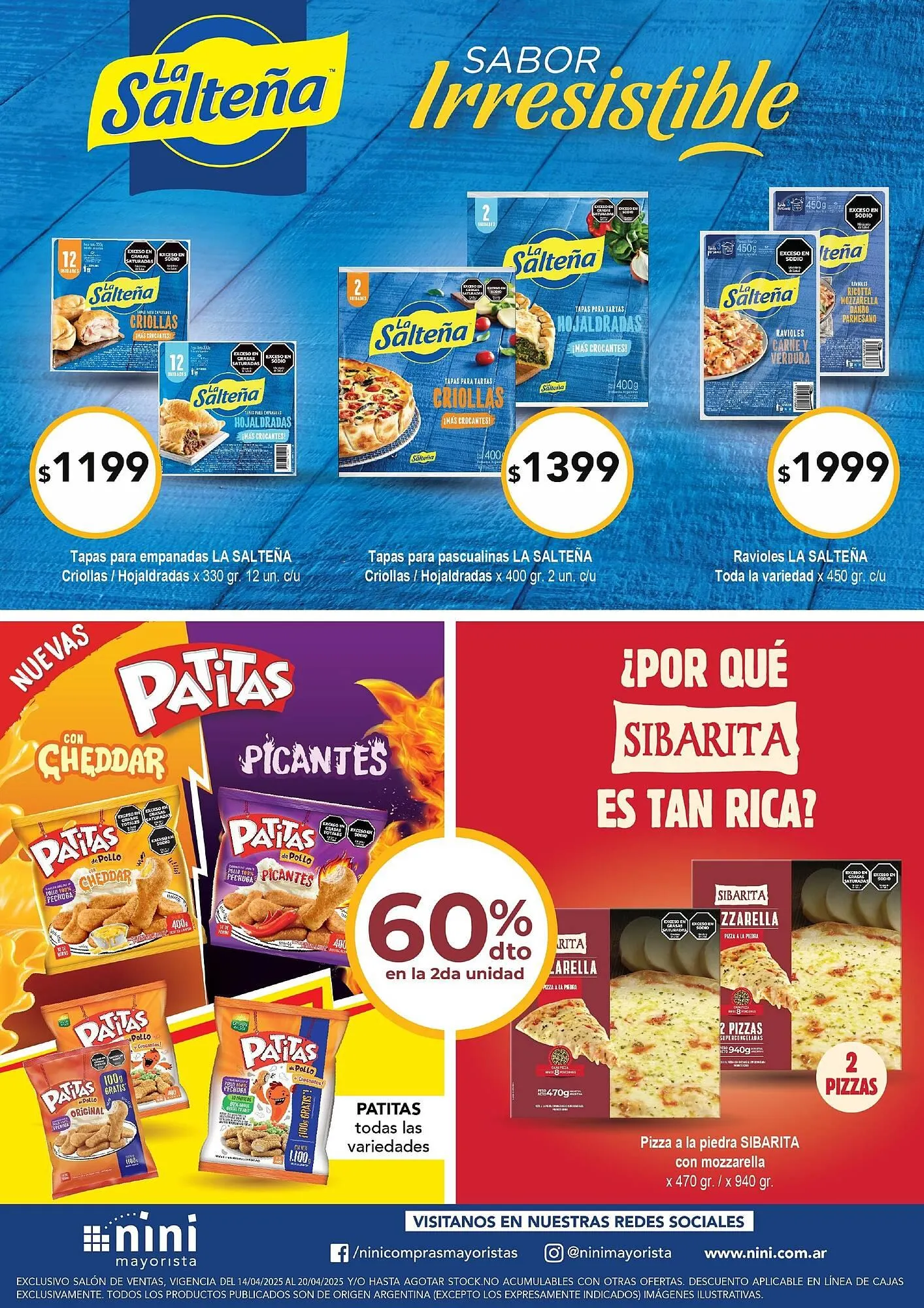 Ofertas de Catálogo Nini Mayorista 14 de abril al 20 de abril 2025 - Página 37 del catálogo