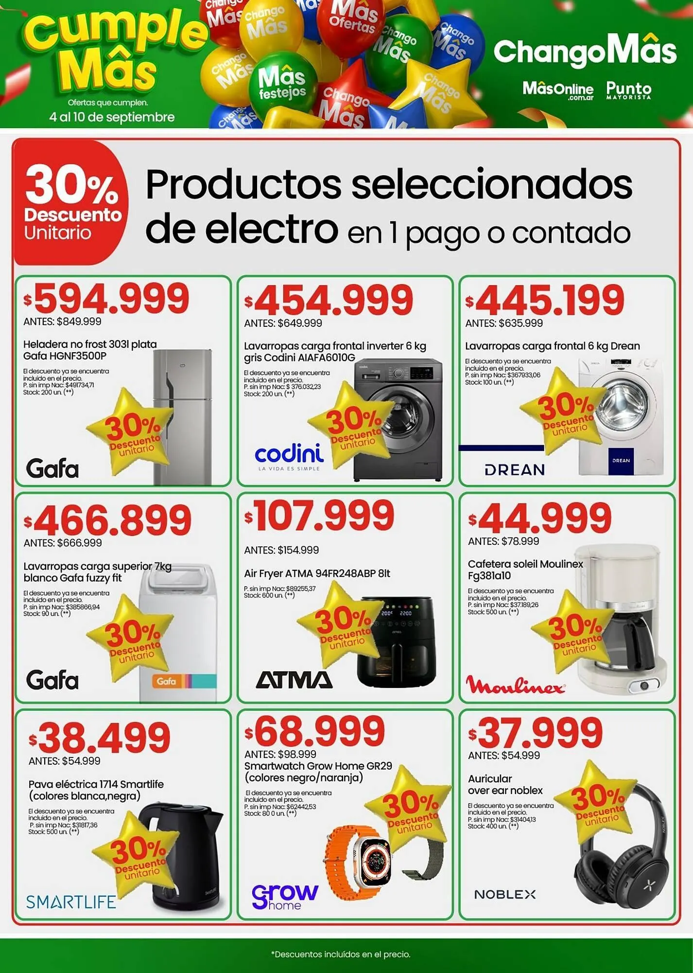 Ofertas de Catálogo Punto Mayorista 4 de septiembre al 14 de septiembre 2025 - Página 3 del catálogo