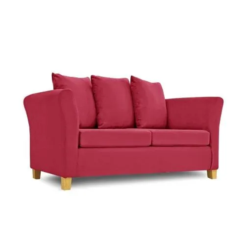 Sillón Trentino 2 cuerpos Pana antimanchas rojo Full Confort