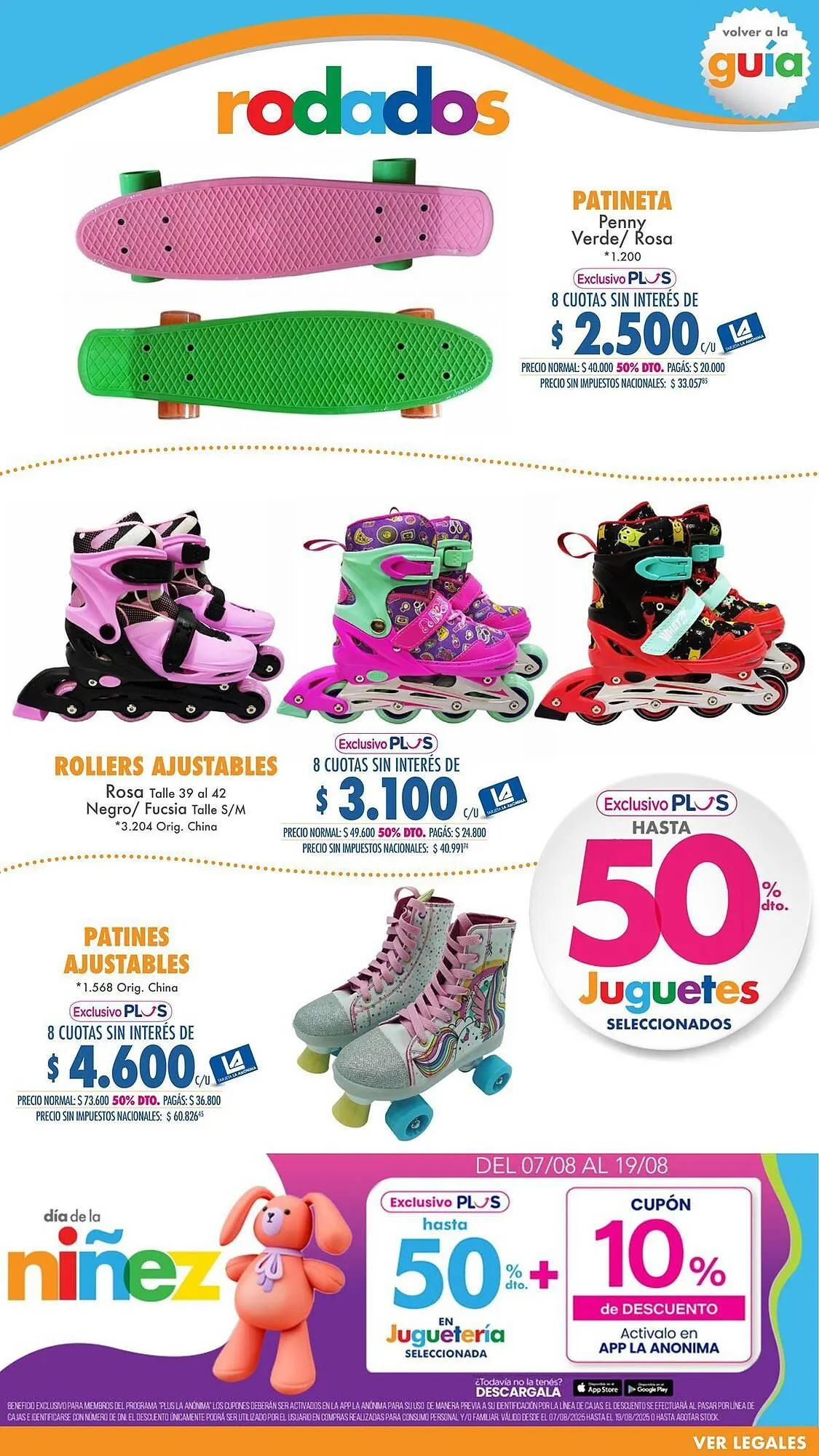 Ofertas de Catálogo La Anonima 8 de agosto al 17 de agosto 2025 - Página 20 del catálogo