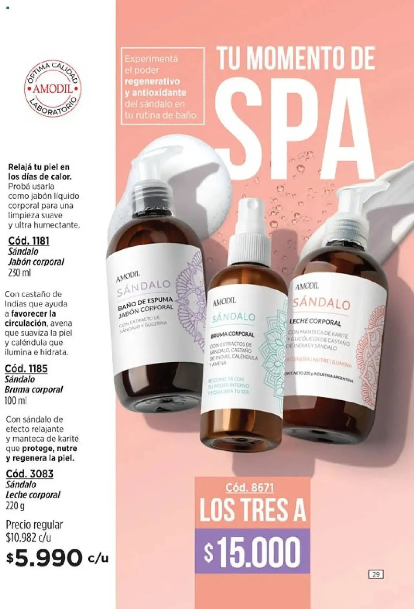 Ofertas de Catálogo Amodil 1 de octubre al 1 de noviembre 2025 - Página 29 del catálogo