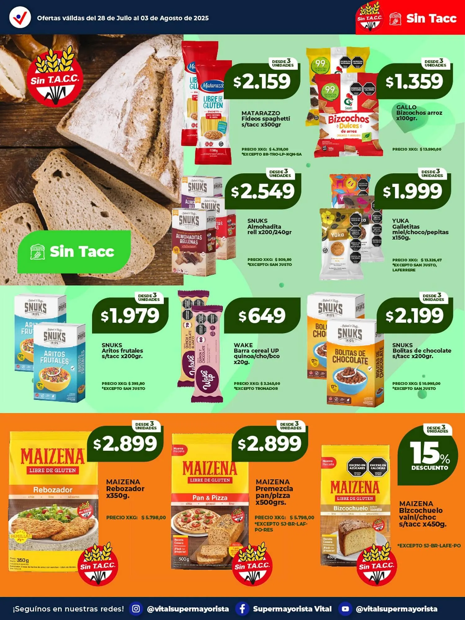 Ofertas de Catálogo Supermayorista Vital 30 de julio al 3 de agosto 2025 - Página 24 del catálogo