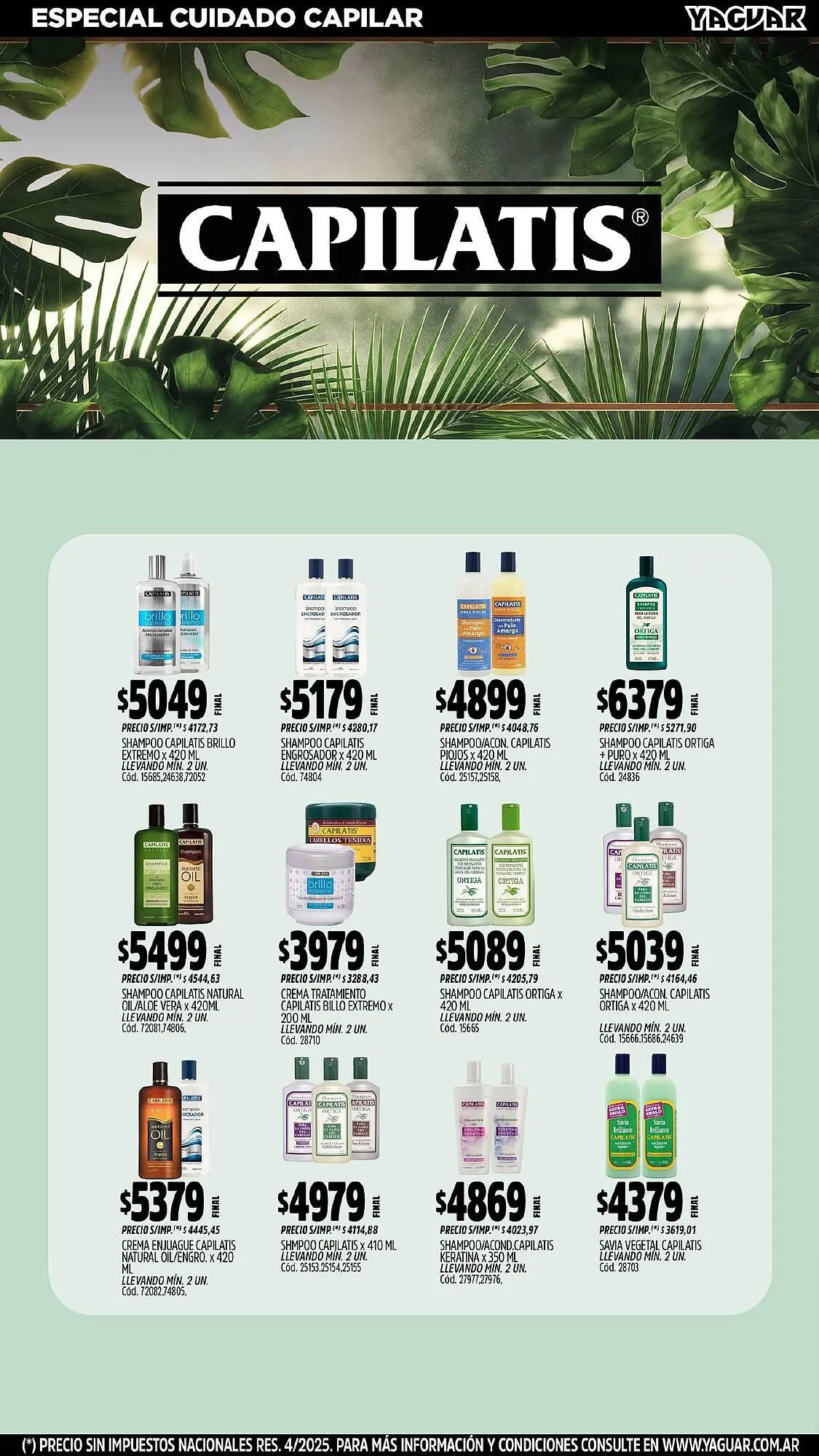 Ofertas de Catálogo Supermercados Yaguar 21 de julio al 28 de julio 2025 - Página 20 del catálogo